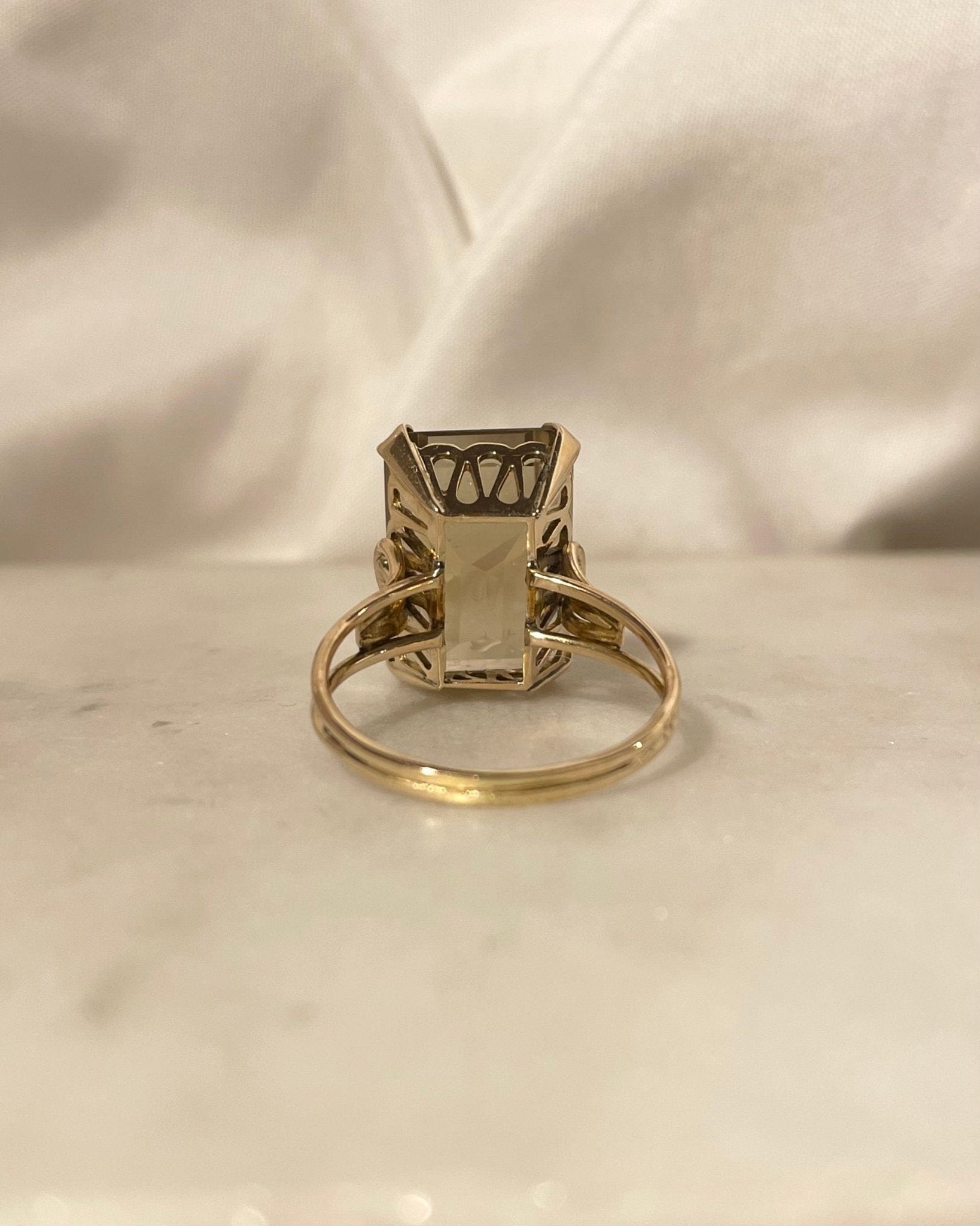 Bague Cocktail Citrine 11.50 Carats "Oda" - Elliade Paris
