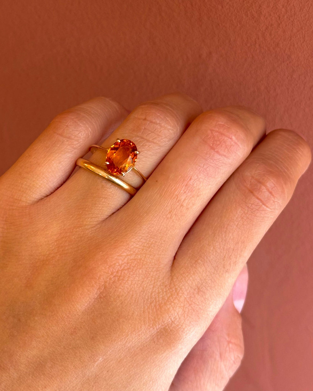 Bague Cocktail Citrine 2.15 carats & Or "Francine" - Elliade Paris