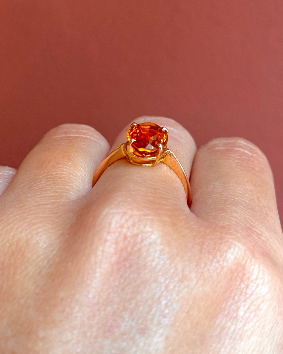 Bague Cocktail Citrine 2.15 carats & Or "Francine" - Elliade Paris