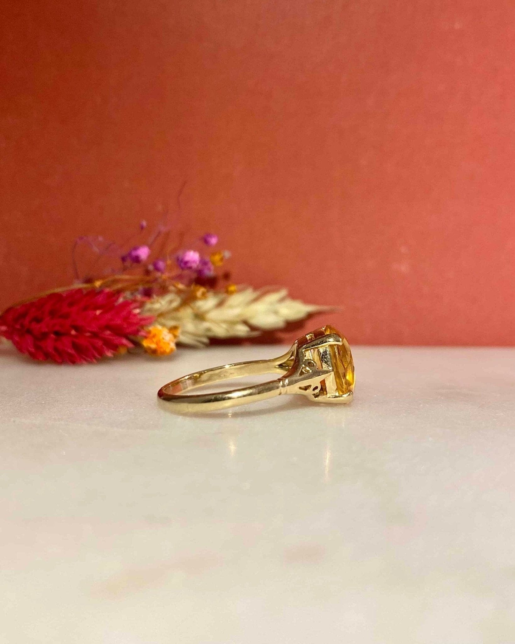 Bague Cocktail Citrine 2.20 carats "Denise" - Elliade Paris