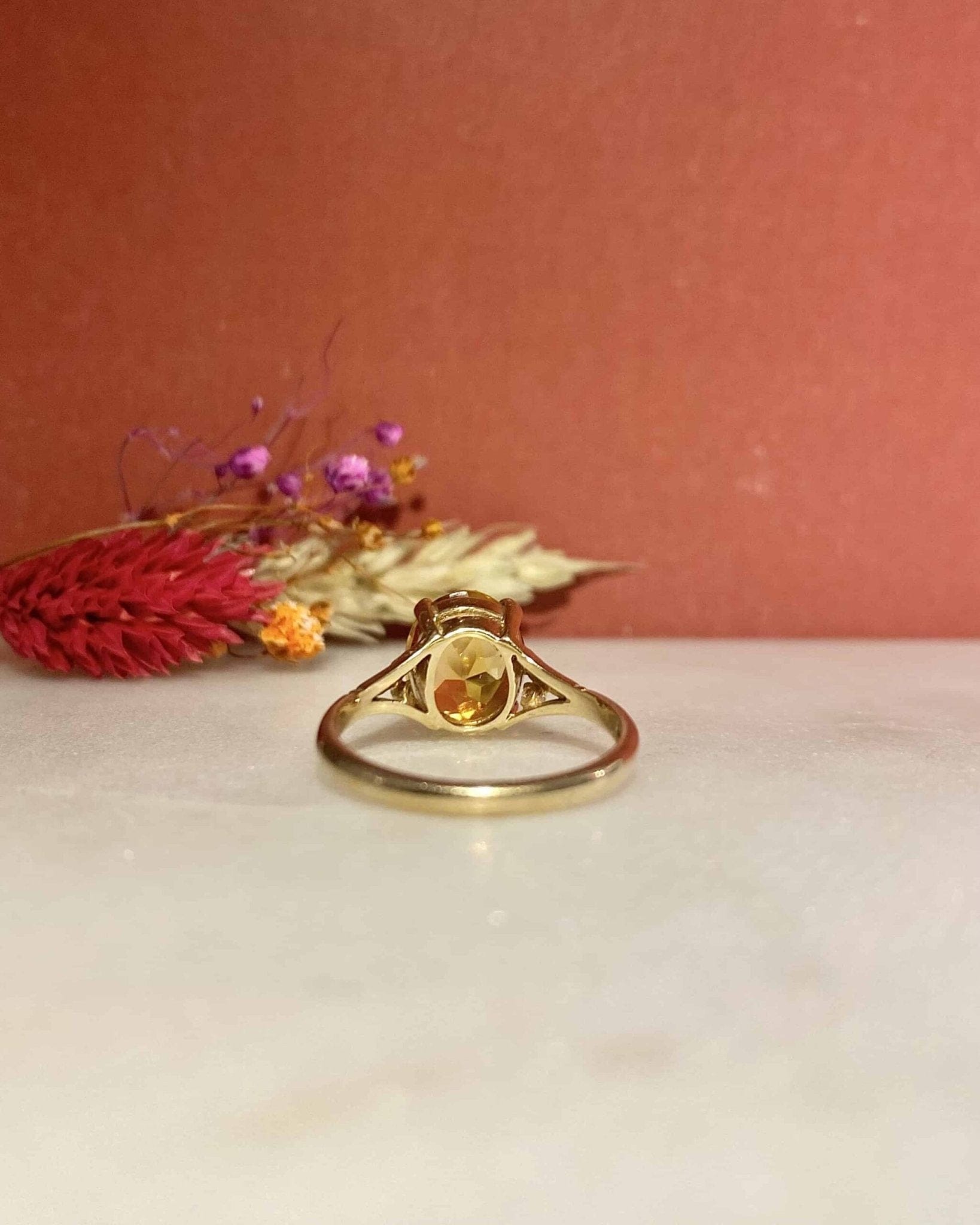 Bague Cocktail Citrine 2.20 carats "Denise" - Elliade Paris