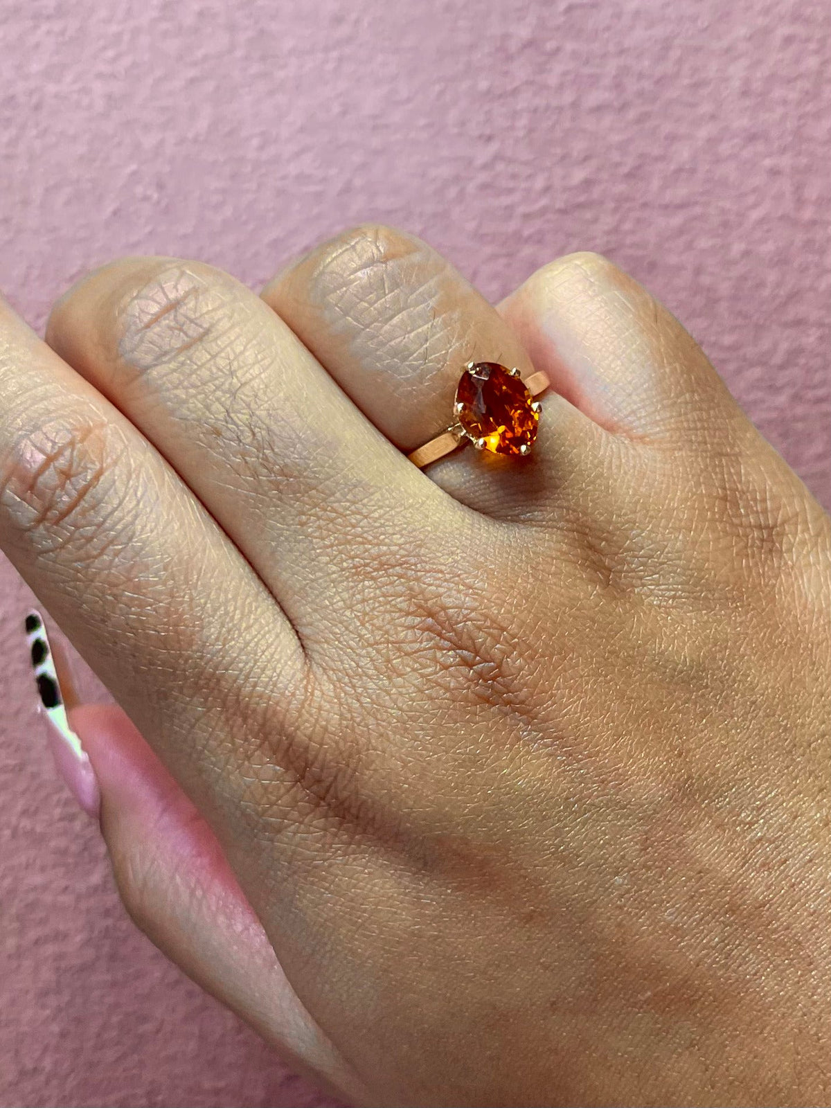 Bague Cocktail Citrine 2.35 carats "Léandre" - Elliade Paris