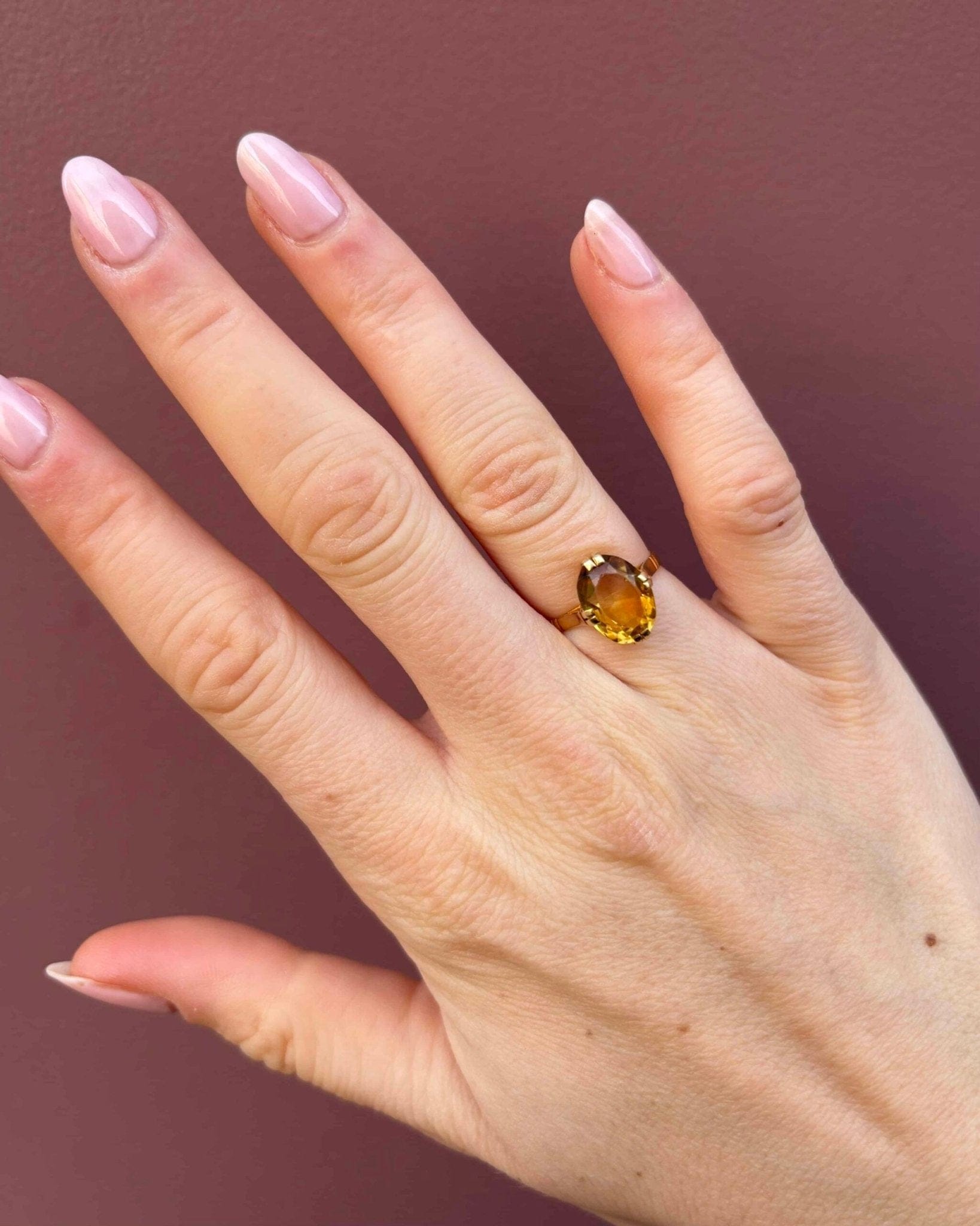 Bague Cocktail Citrine 2.50 carats "Alice" - Elliade Paris