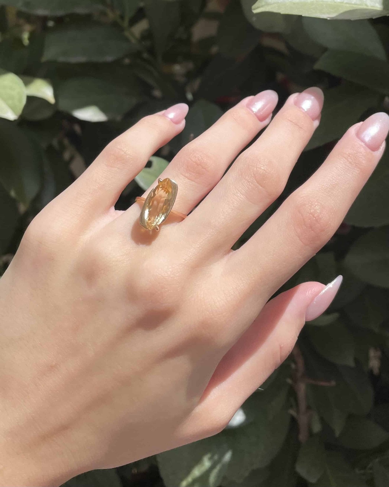 Bague Cocktail Citrine 2.70 carats "Harlow" - Elliade Paris