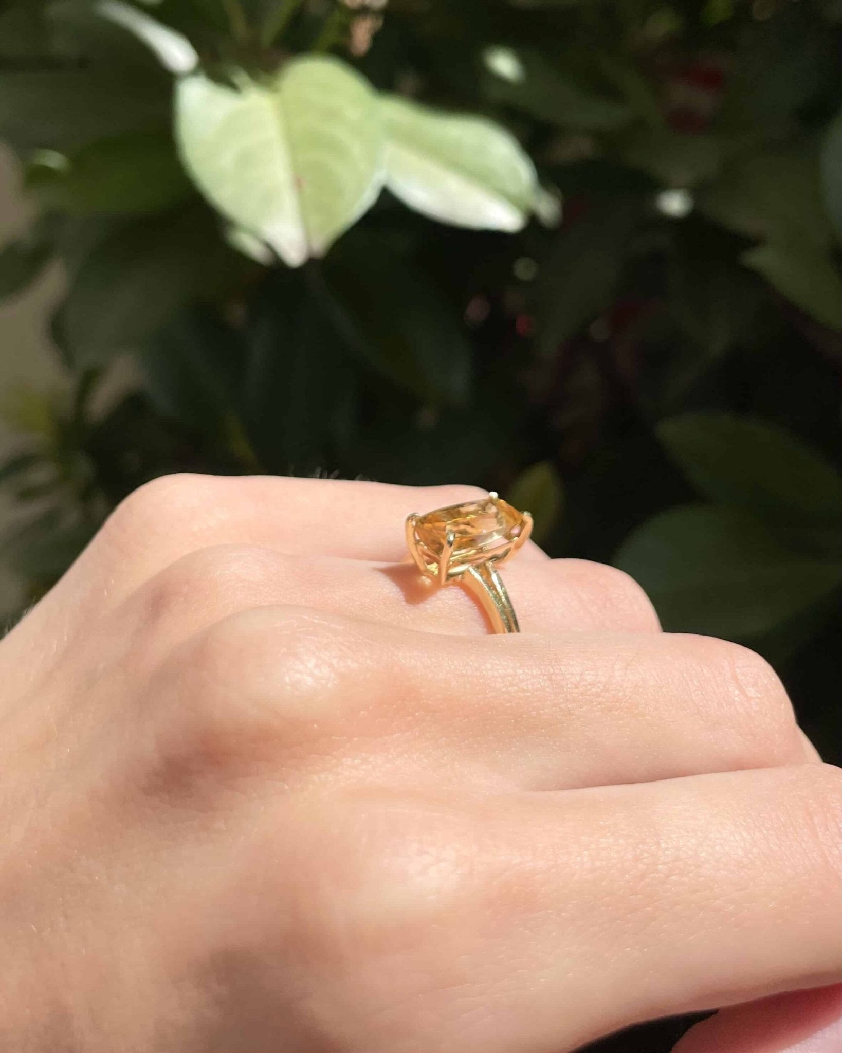 Bague Cocktail Citrine 3.30 carats "Rhoda" - Elliade Paris
