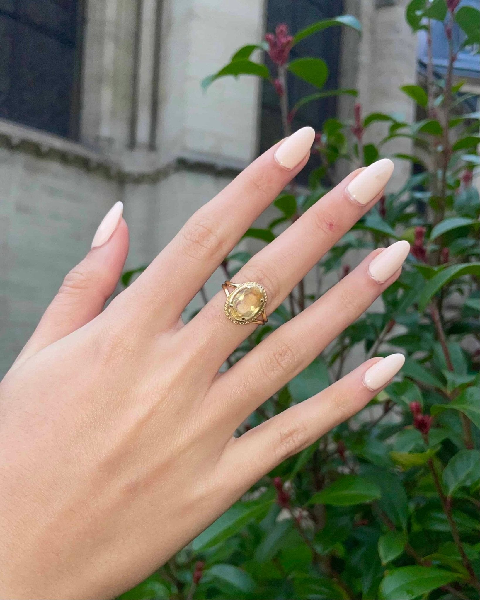 Bague Cocktail Citrine 3.80 carats "Angèle" - Elliade Paris