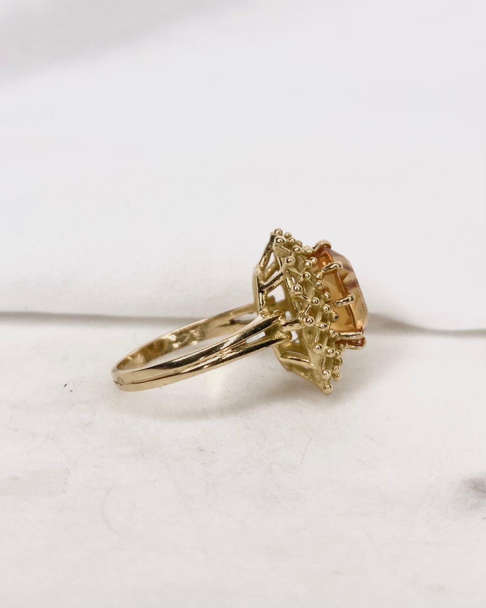 Bague Cocktail Citrine 3.80 carats "Dorra" - Elliade Paris