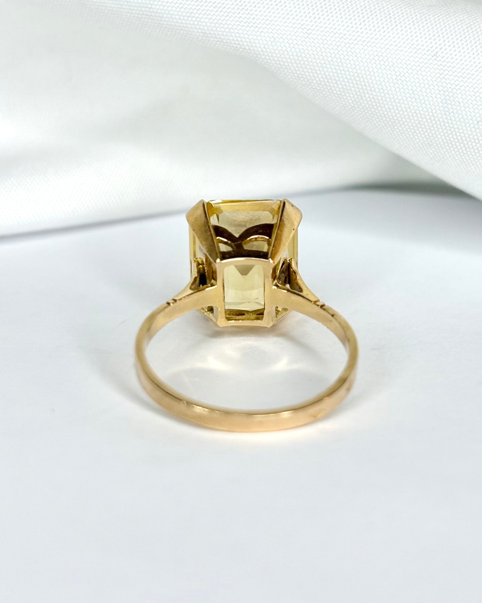 Bague Cocktail Citrine 6 carats "Johanna" - Elliade Paris