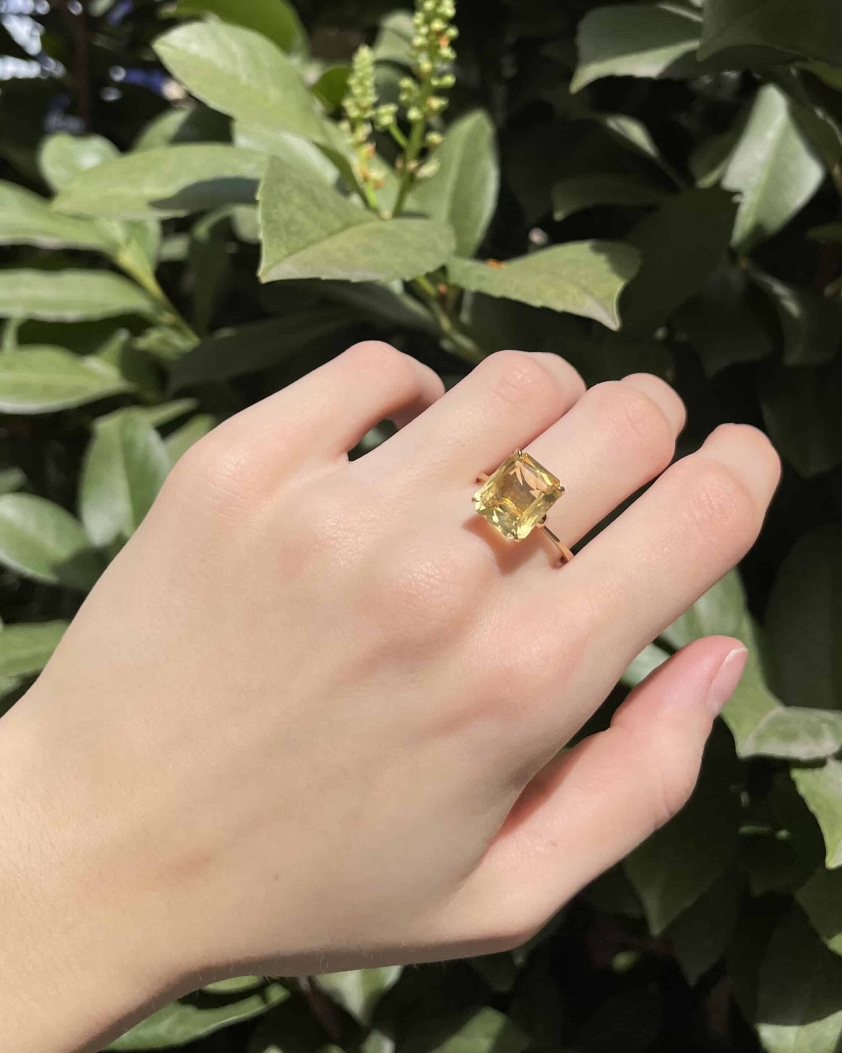 Bague Cocktail Citrine 6 Carats "Nexie" - Elliade Paris