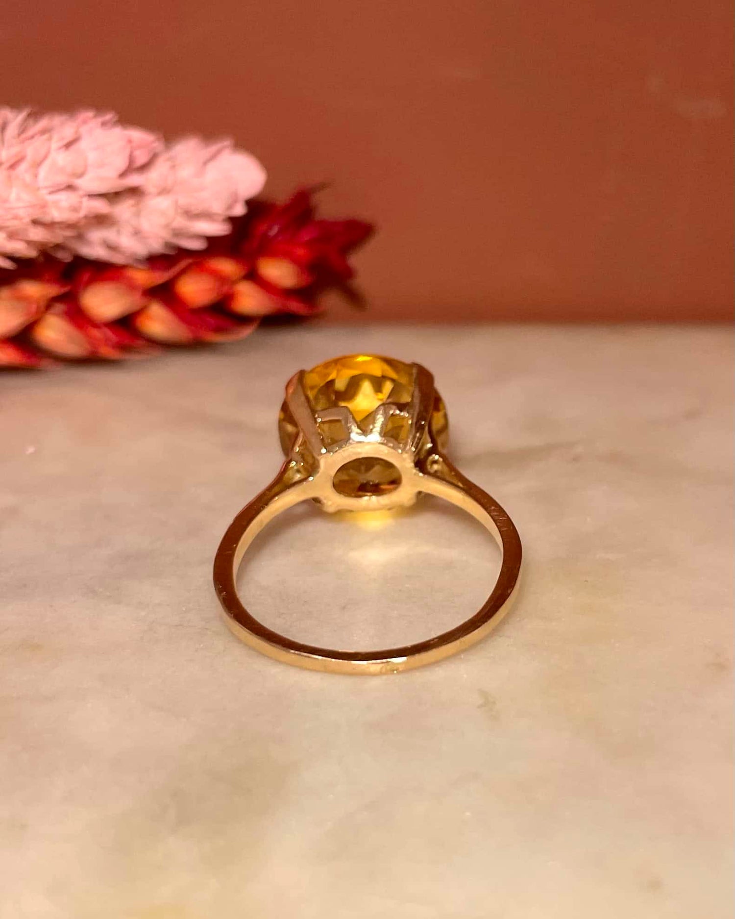 Bague Cocktail Citrine 6.60 carats "Erin" - Elliade Paris