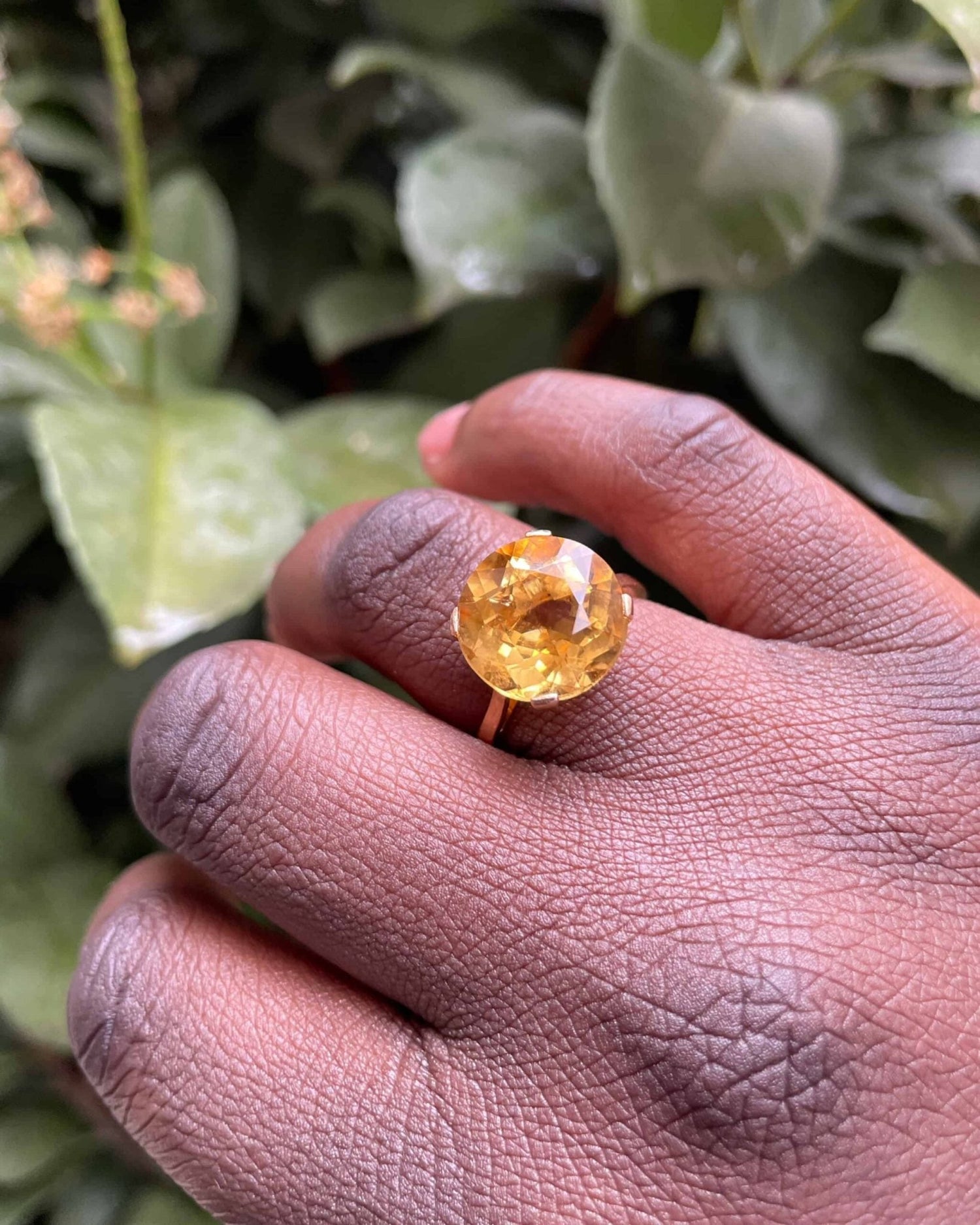 Bague Cocktail Citrine 6.60 carats "Erin" - Elliade Paris