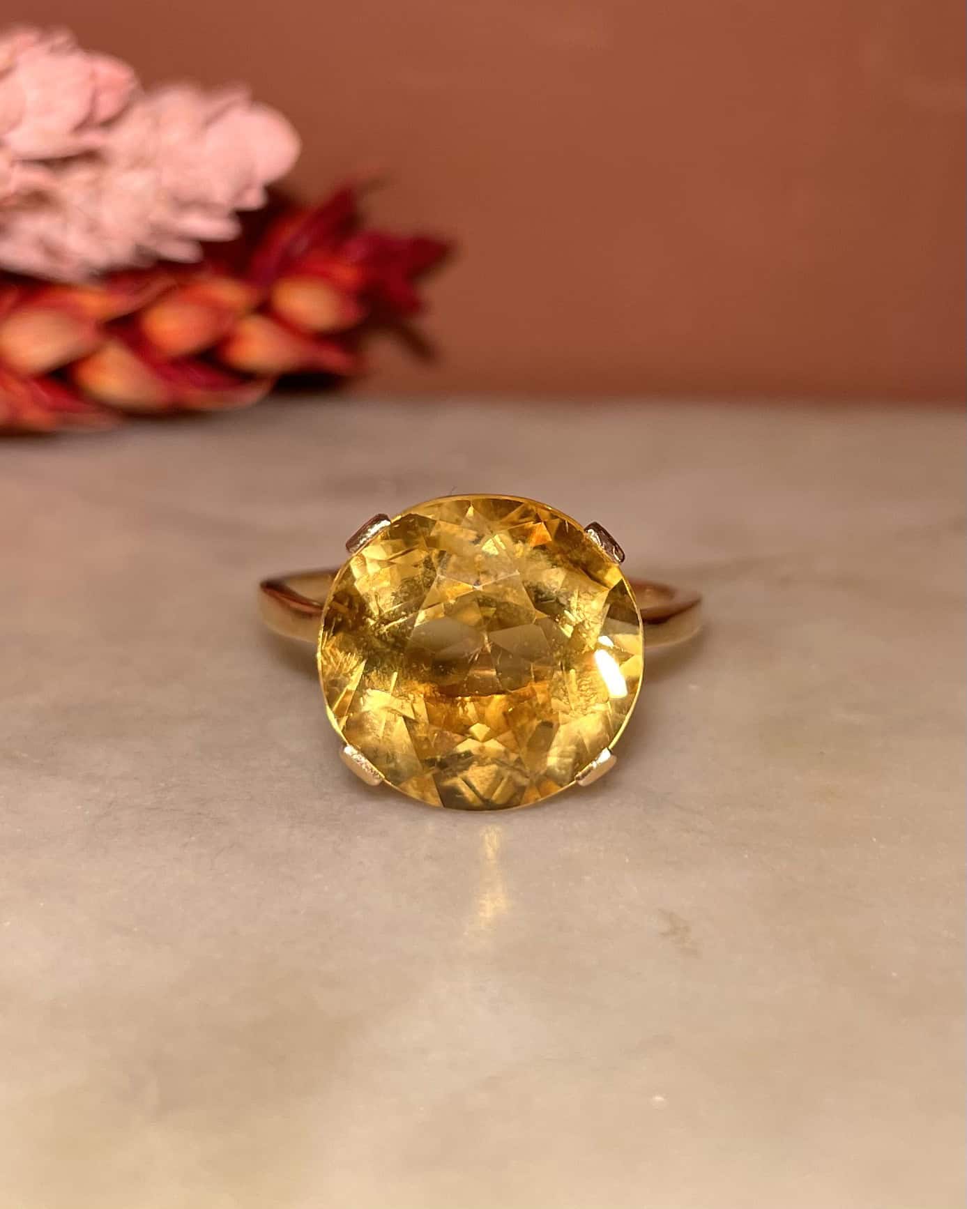 Bague Cocktail Citrine 6.60 carats "Erin" - Elliade Paris