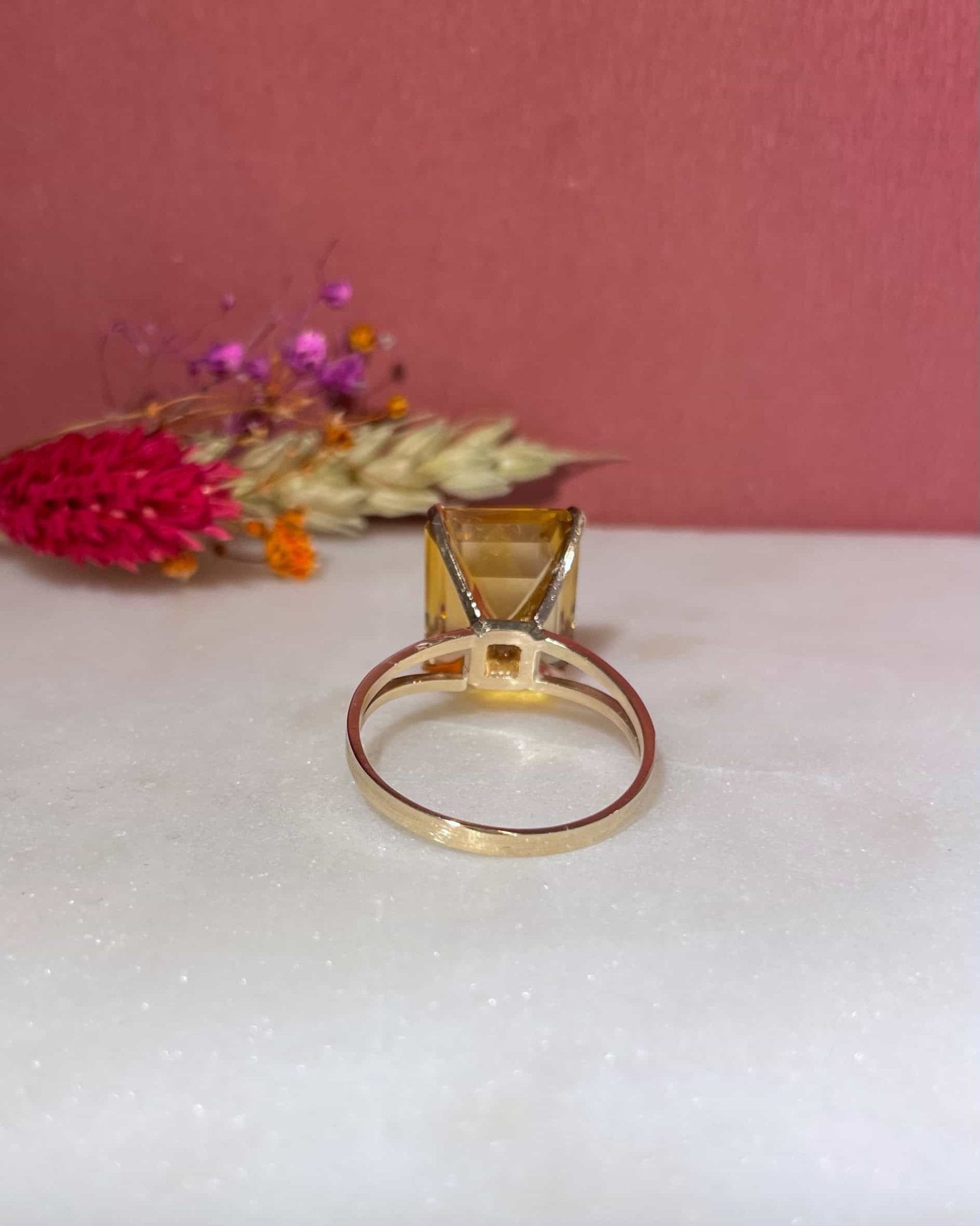 Bague Cocktail Citrine 7.80 carats "Louison" - Elliade Paris