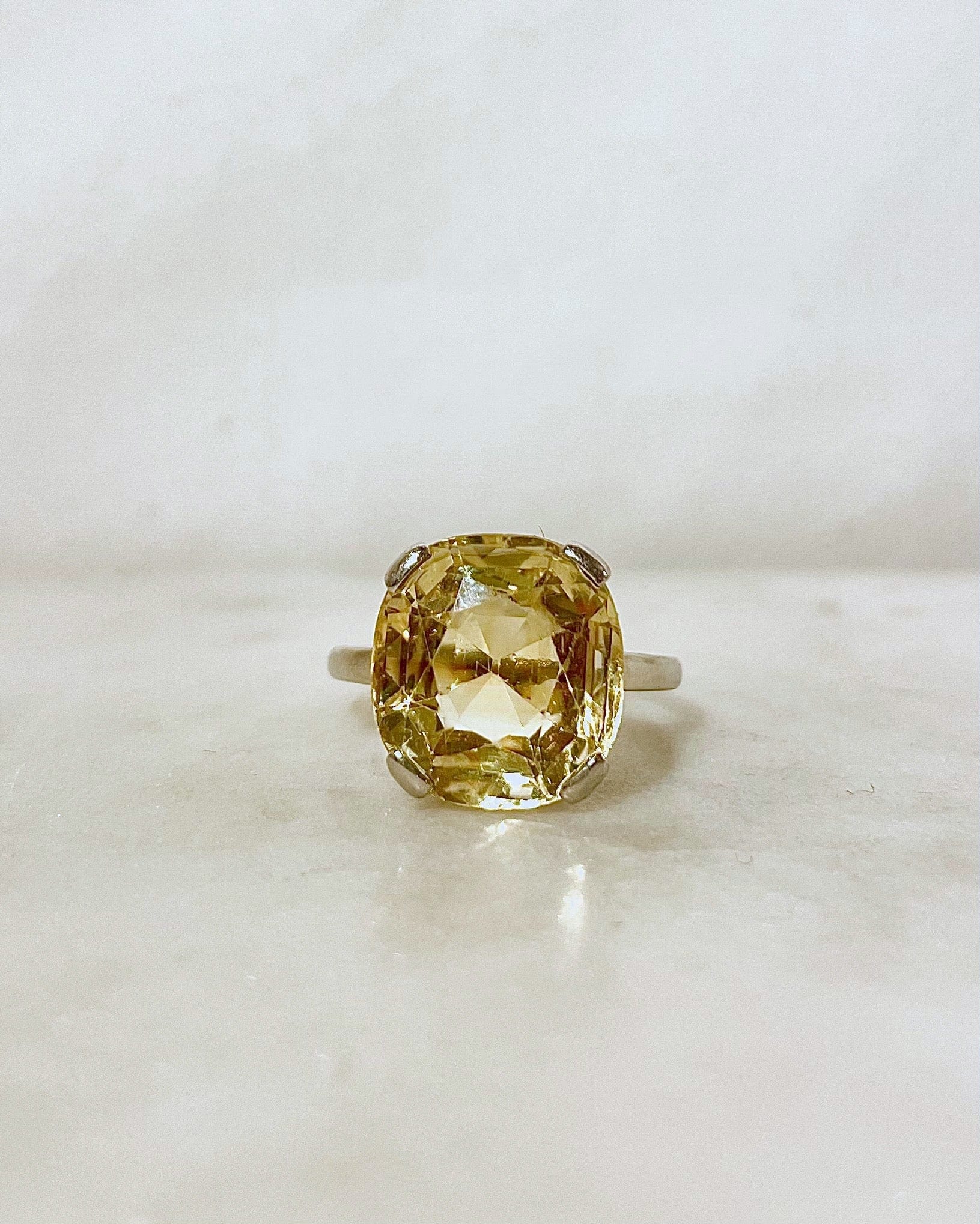Bague Cocktail Citrine 8.40 carats "Céline" - Elliade Paris