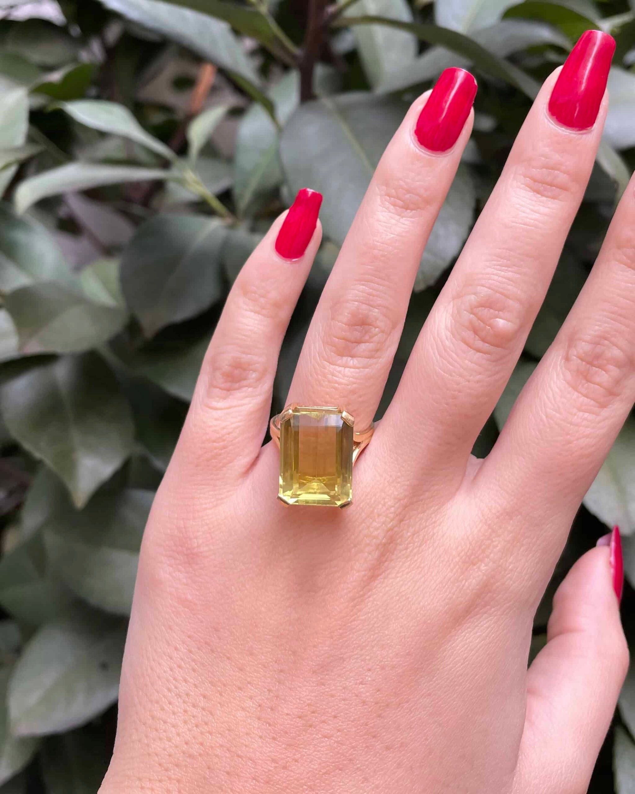 Bague Cocktail Citrine 10.80 Carats "Liza"