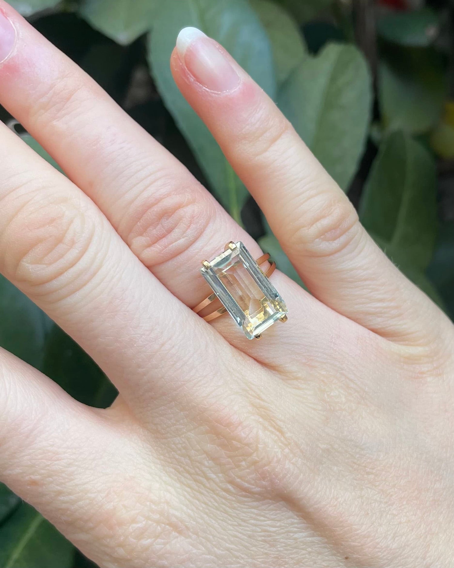 Bague Cocktail Aigue-Marine 5.70 Carats "Shana"