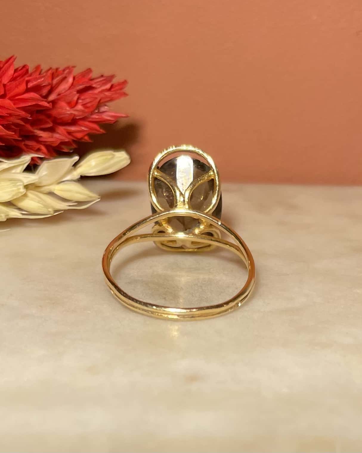 Bague Cocktail Quartz fumé 5.10 Carats "Anouk" - Elliade Paris