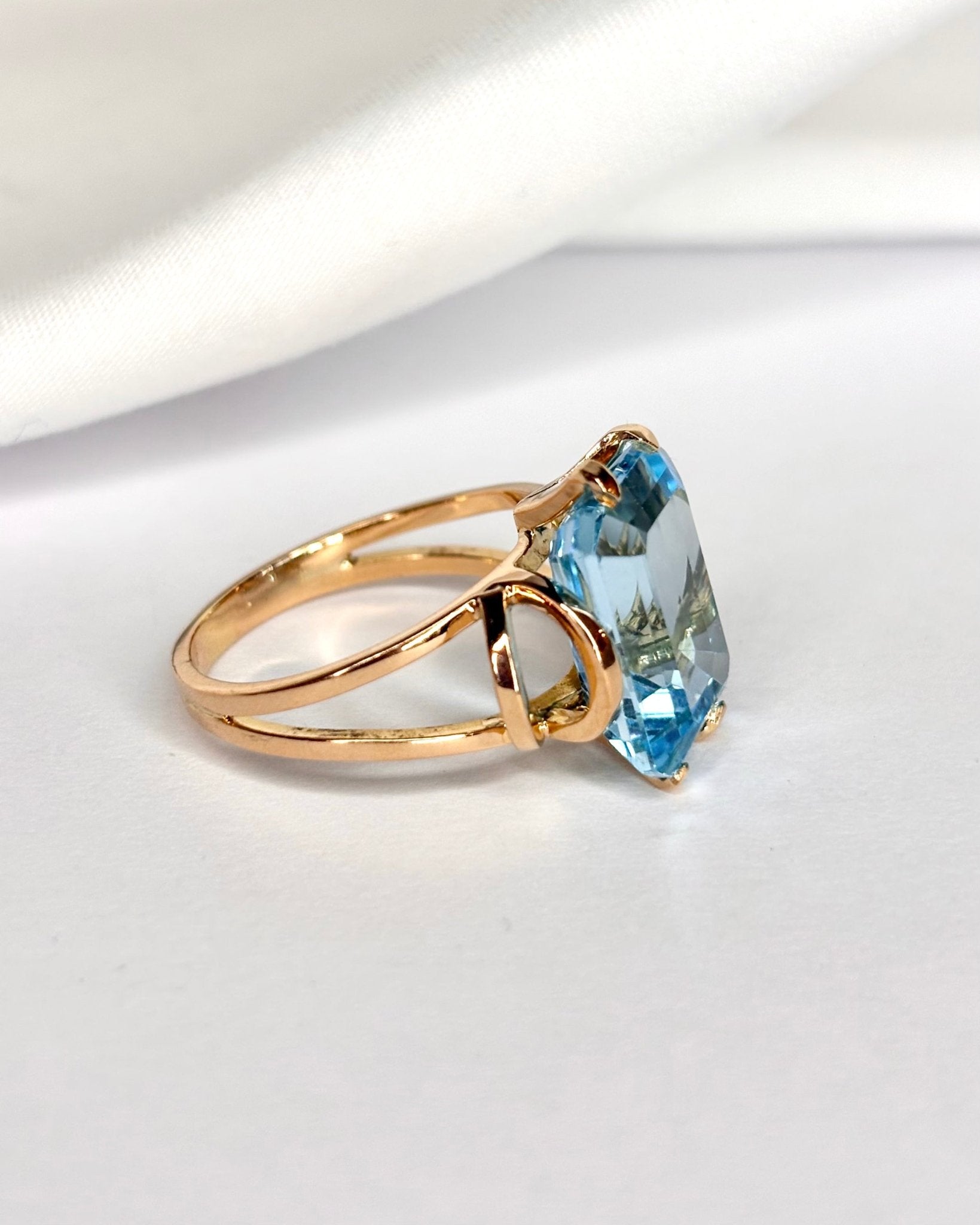 Bague Cocktail Topaze 5.80 carats "Justine" - Elliade Paris