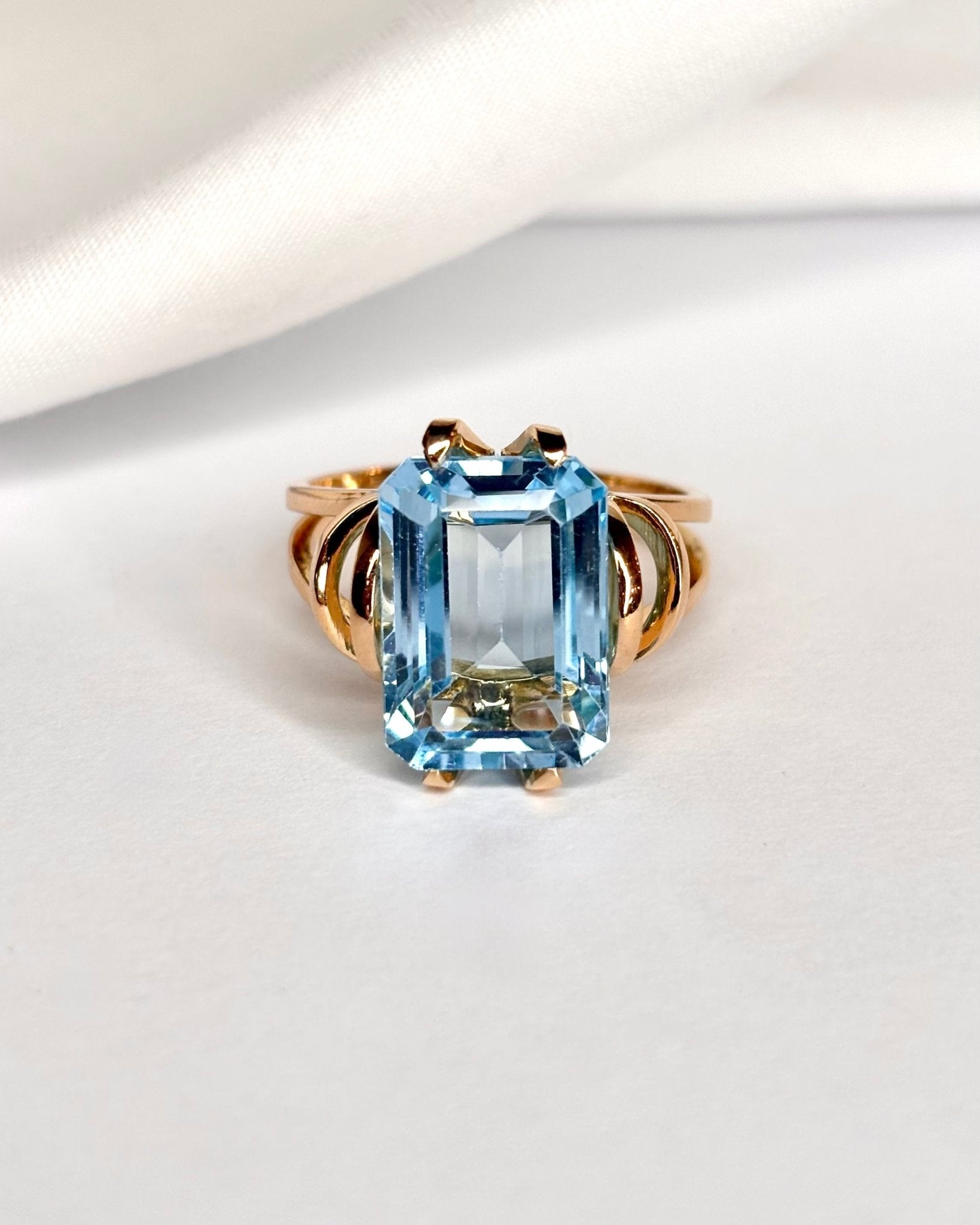 Bague Cocktail Topaze 5.80 carats "Justine" - Elliade Paris