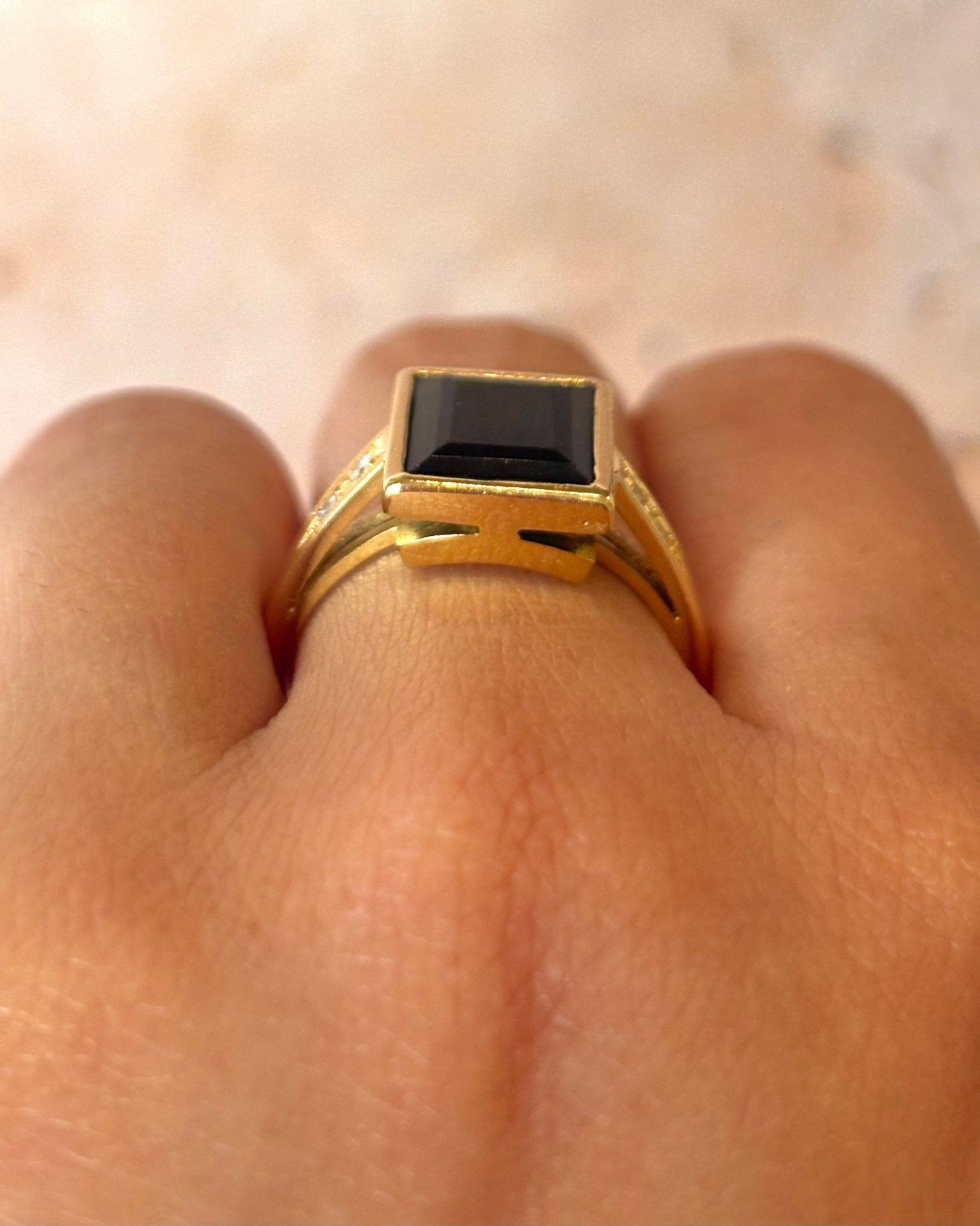 Bague Cocktail Tourmaline 4.05 carats & Diamants "Rosalinda" - Elliade Paris