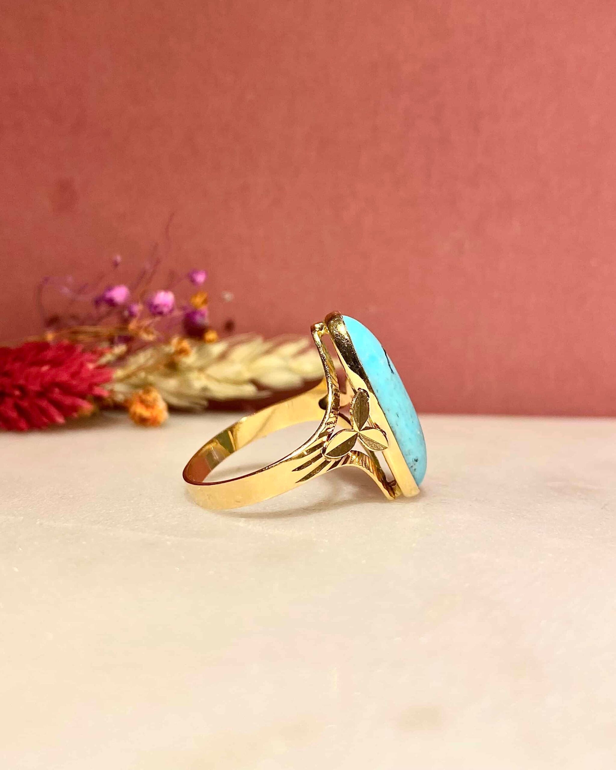 Bague Cocktail Turquoise 4.30 carats "Noor"