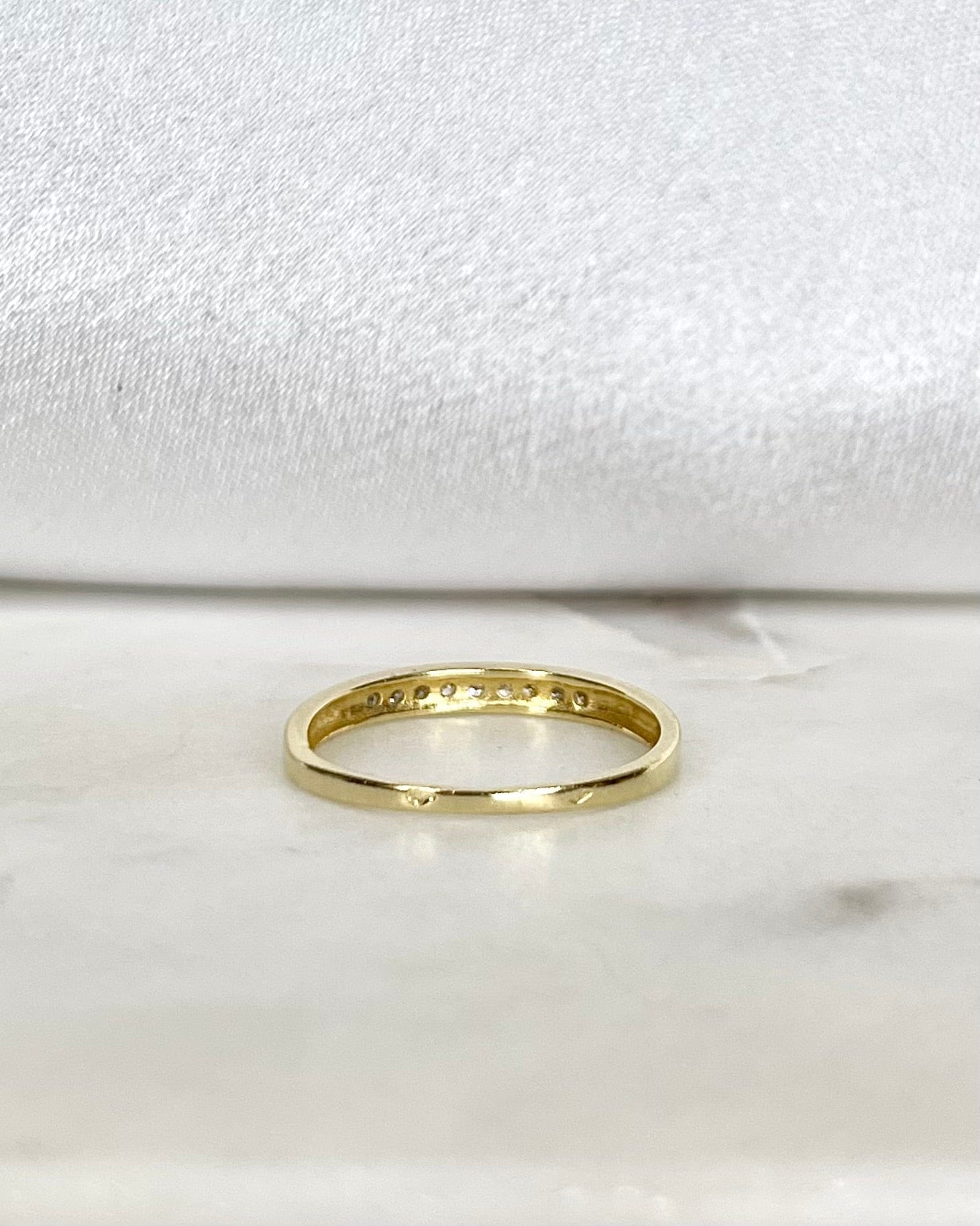 Bague Demi - Alliance Diamants 0.09 carat "Audrey" - Elliade Paris