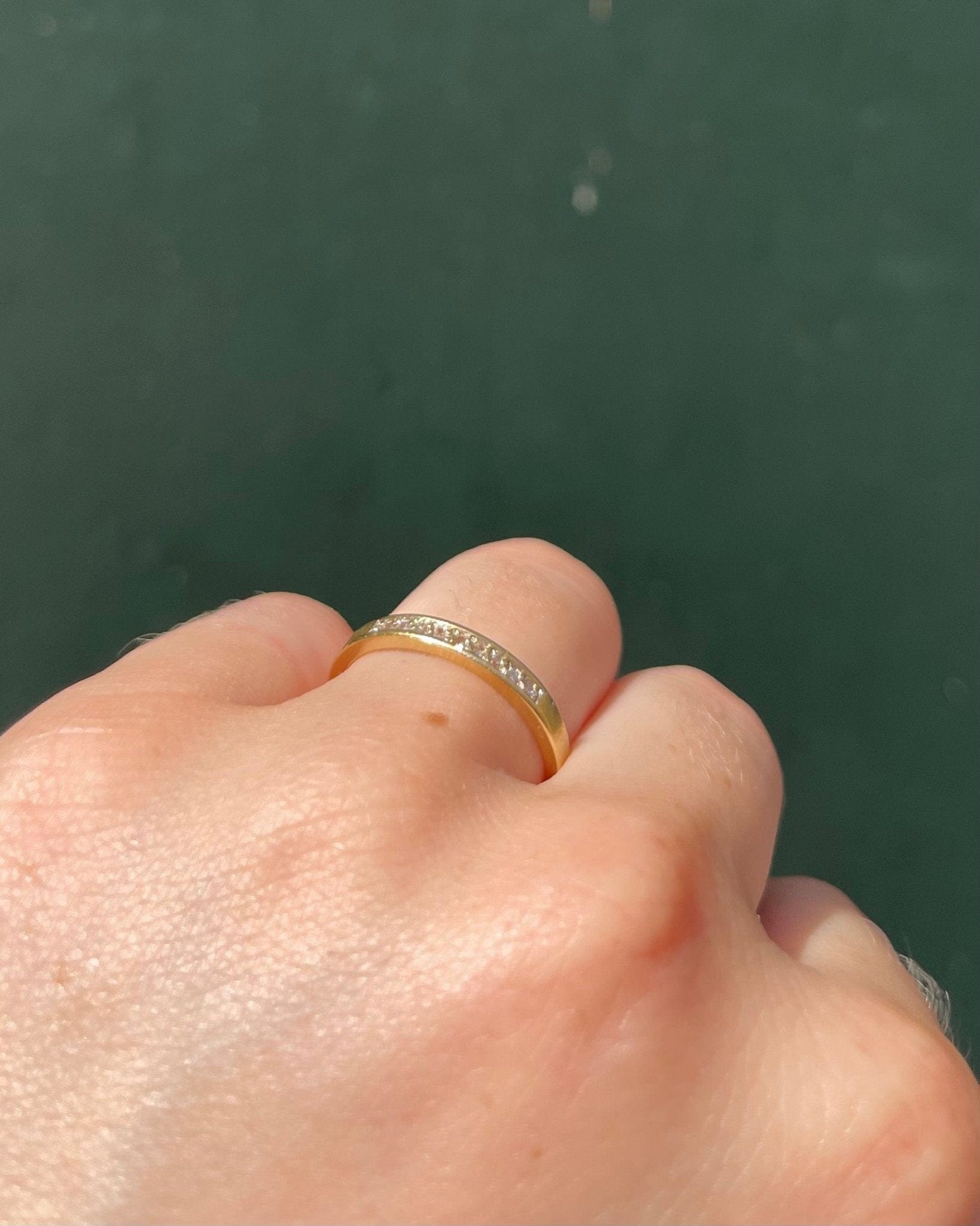 Bague Demi - Alliance Diamants 0.09 carat "Audrey" - Elliade Paris