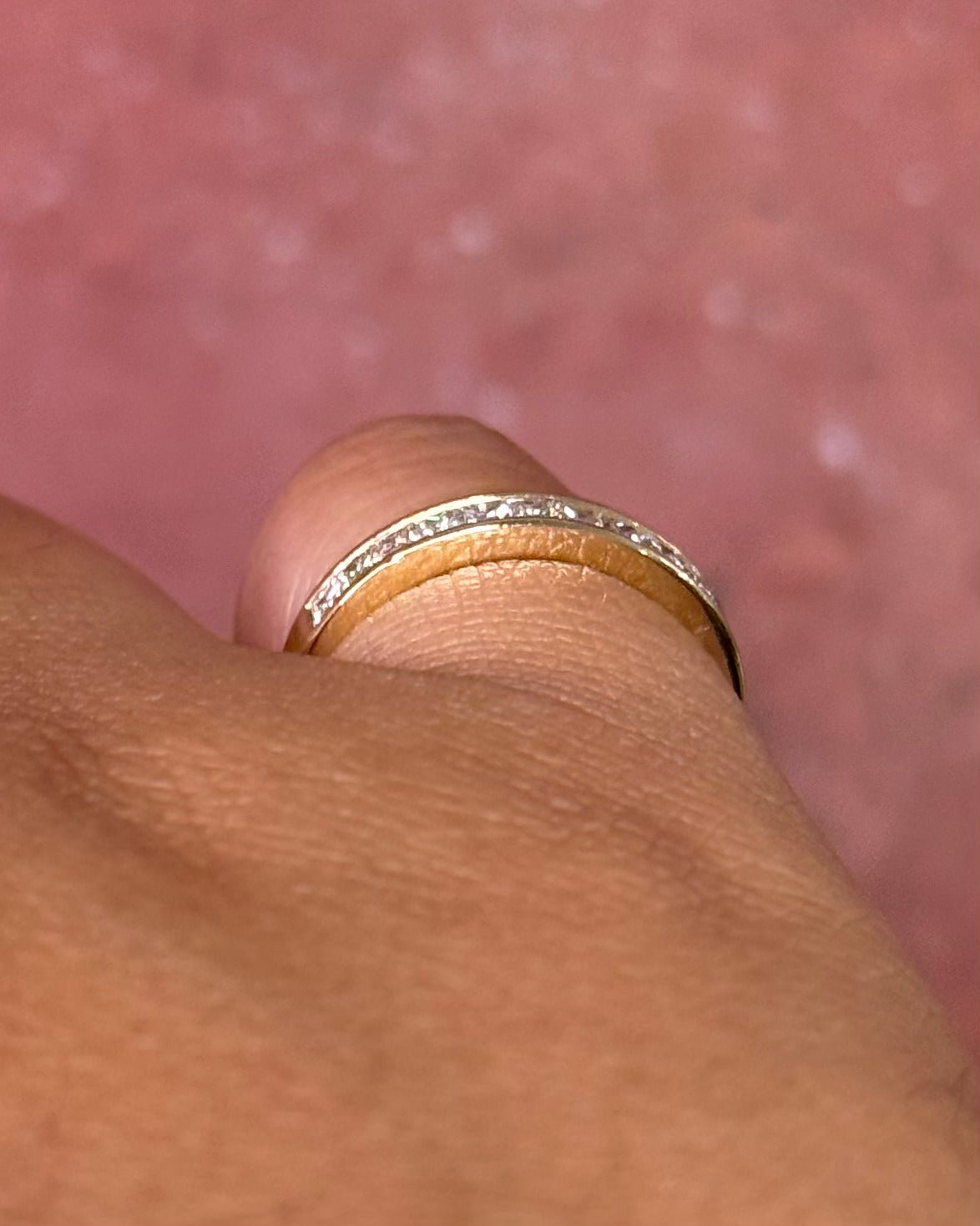Bague Demi-Alliance Diamants 0.52 carat "Juan" - Elliade Paris