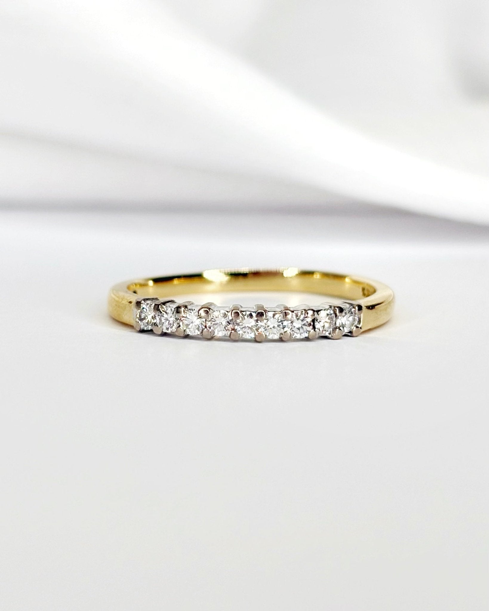 Bague Demi - Alliance Diamants "Dalila" - Elliade Paris