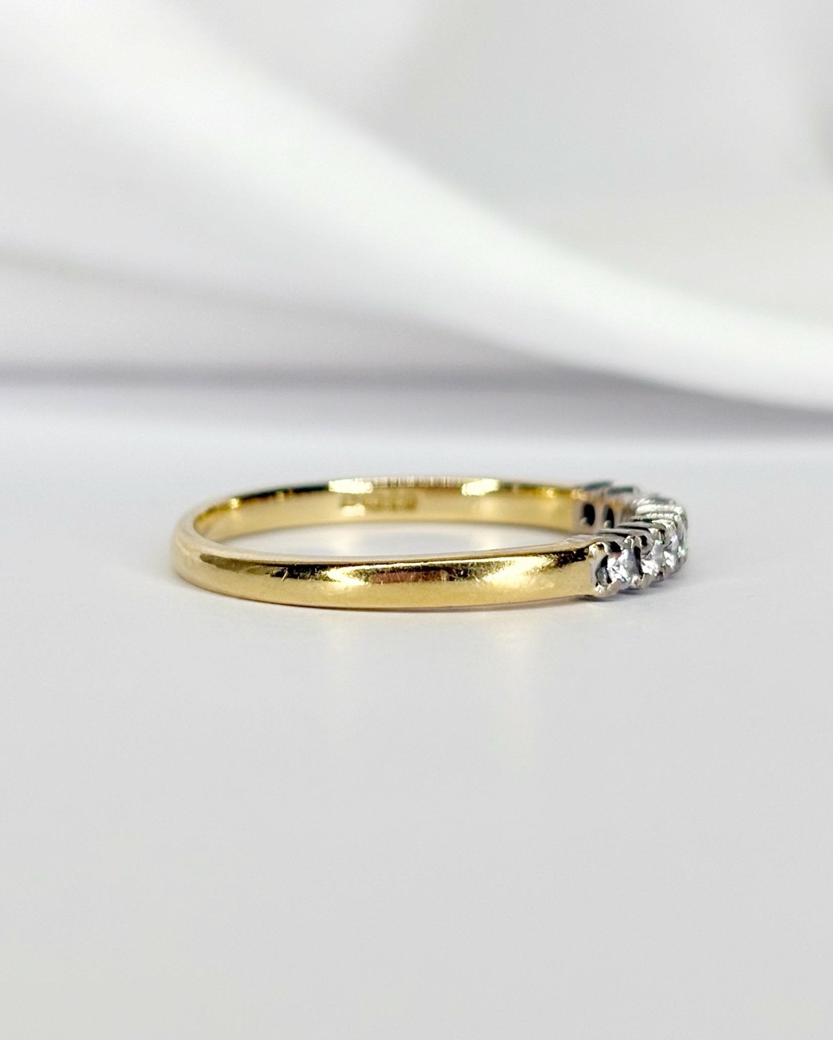 Bague Demi - Alliance Diamants "Dalila" - Elliade Paris