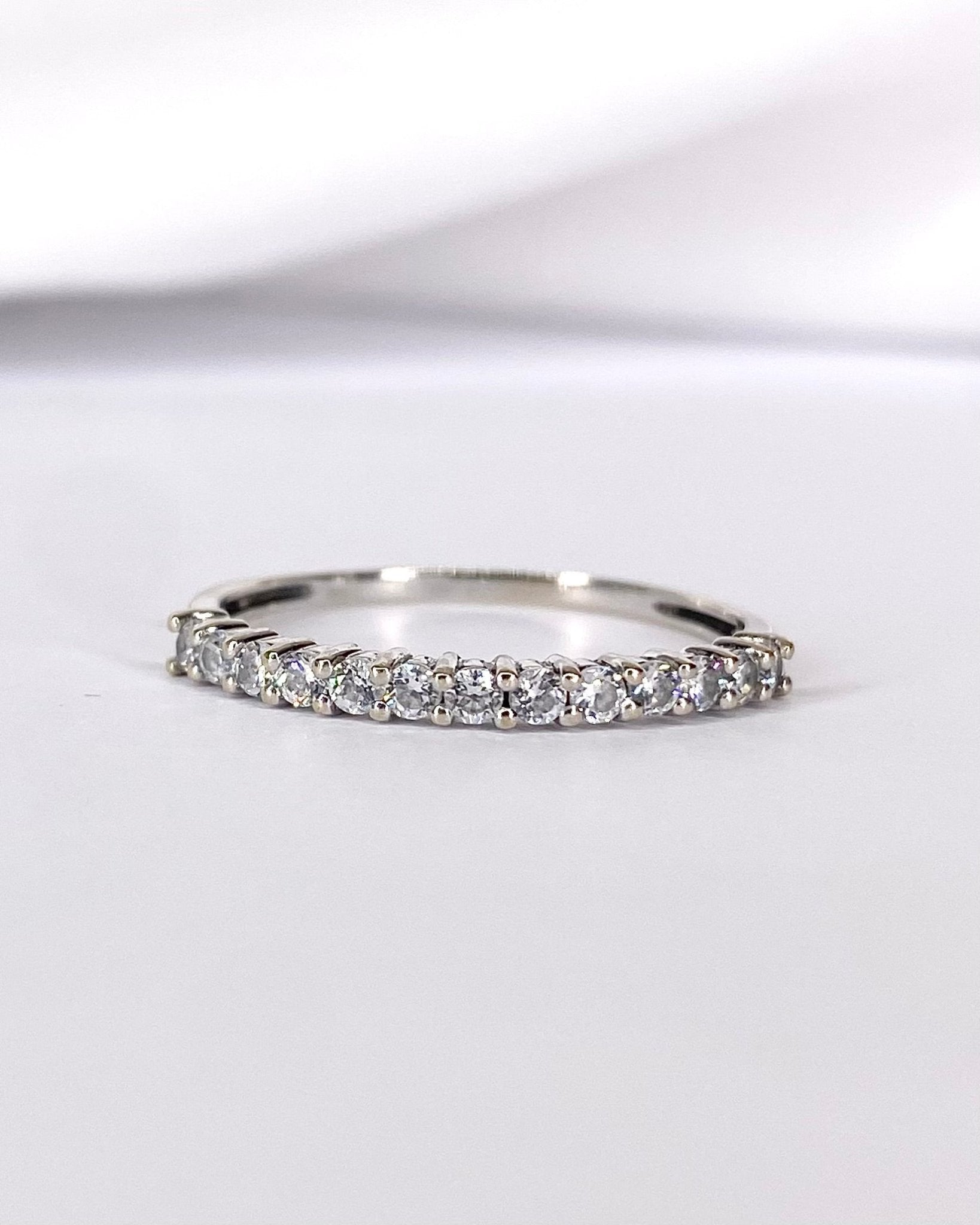 Bague Demi - Alliance Diamants "Sandy" - Elliade Paris