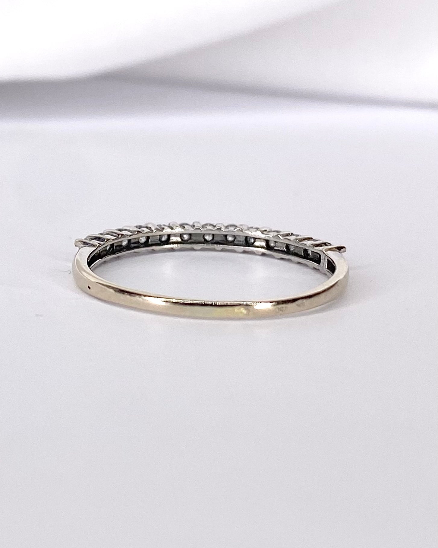 Bague Demi - Alliance Diamants "Sandy" - Elliade Paris