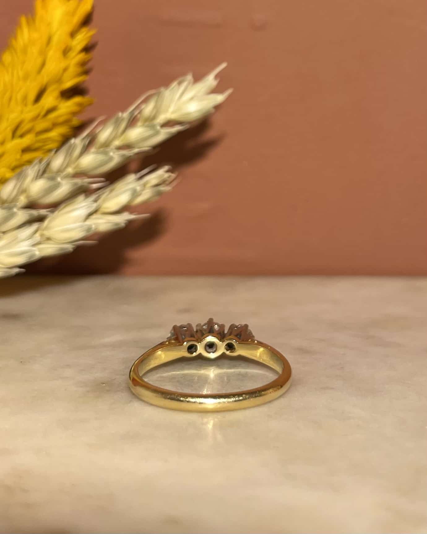 "Joarah" Diamond Trilogy Ring
