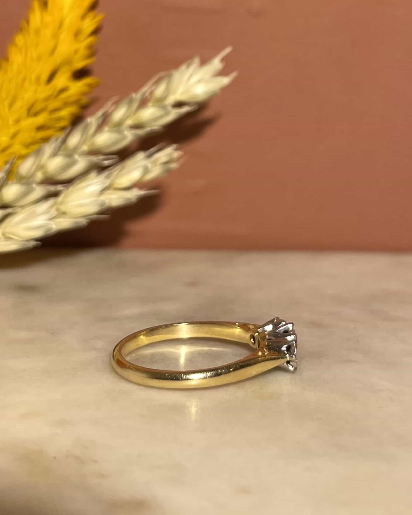 "Joarah" Diamond Trilogy Ring