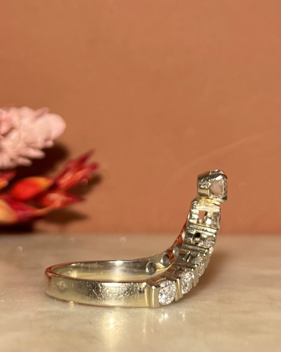 Bague Diadème 10 Diamants 1.15 carat "Donatella" - Elliade Paris