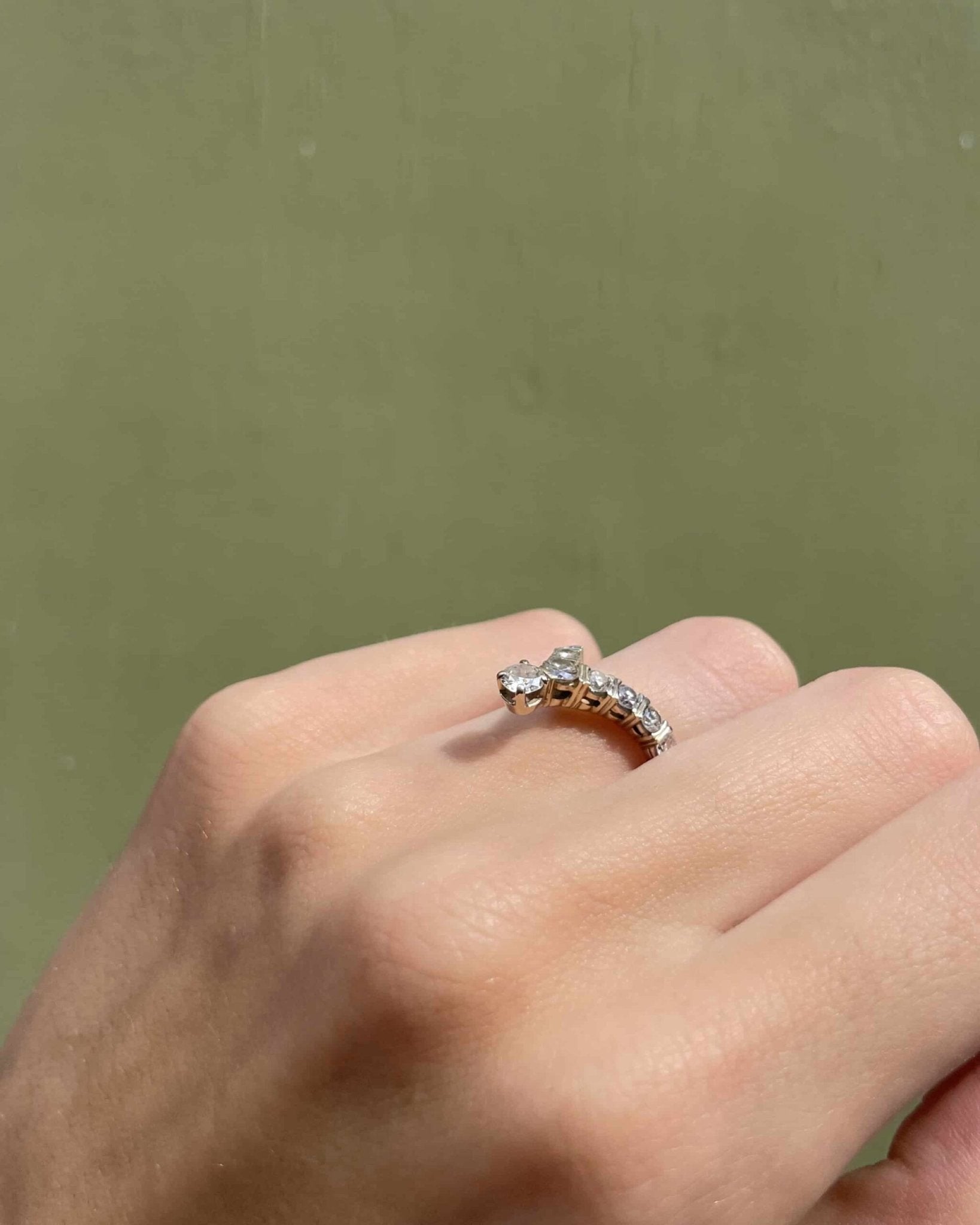 Bague Diadème 10 Diamants 1.15 carat "Donatella" - Elliade Paris