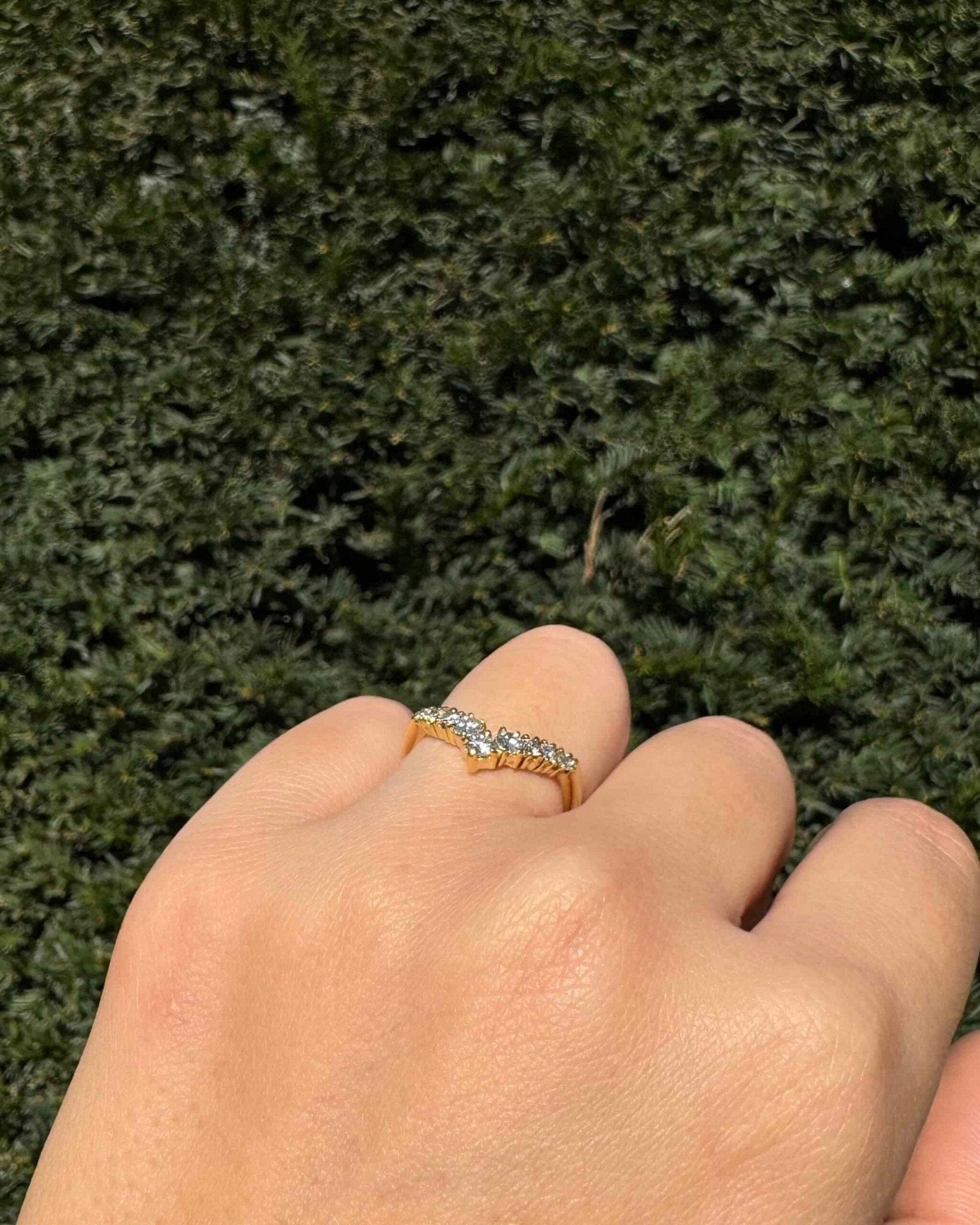 Bague Diadème Diamants 0.44 carat "Ariella" - Elliade Paris