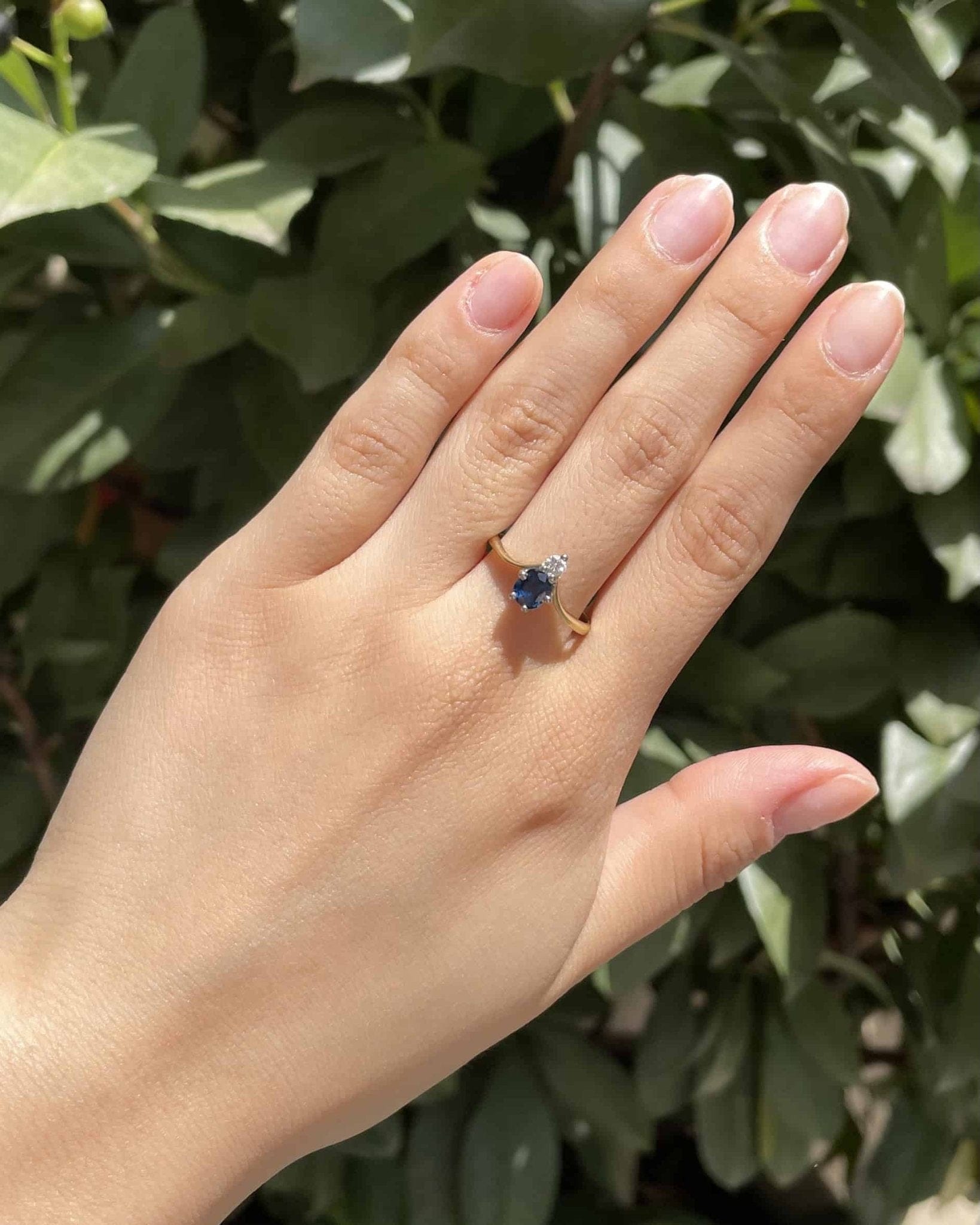 Bague Diadème Saphir & Diamant "Jorissa" - Elliade Paris