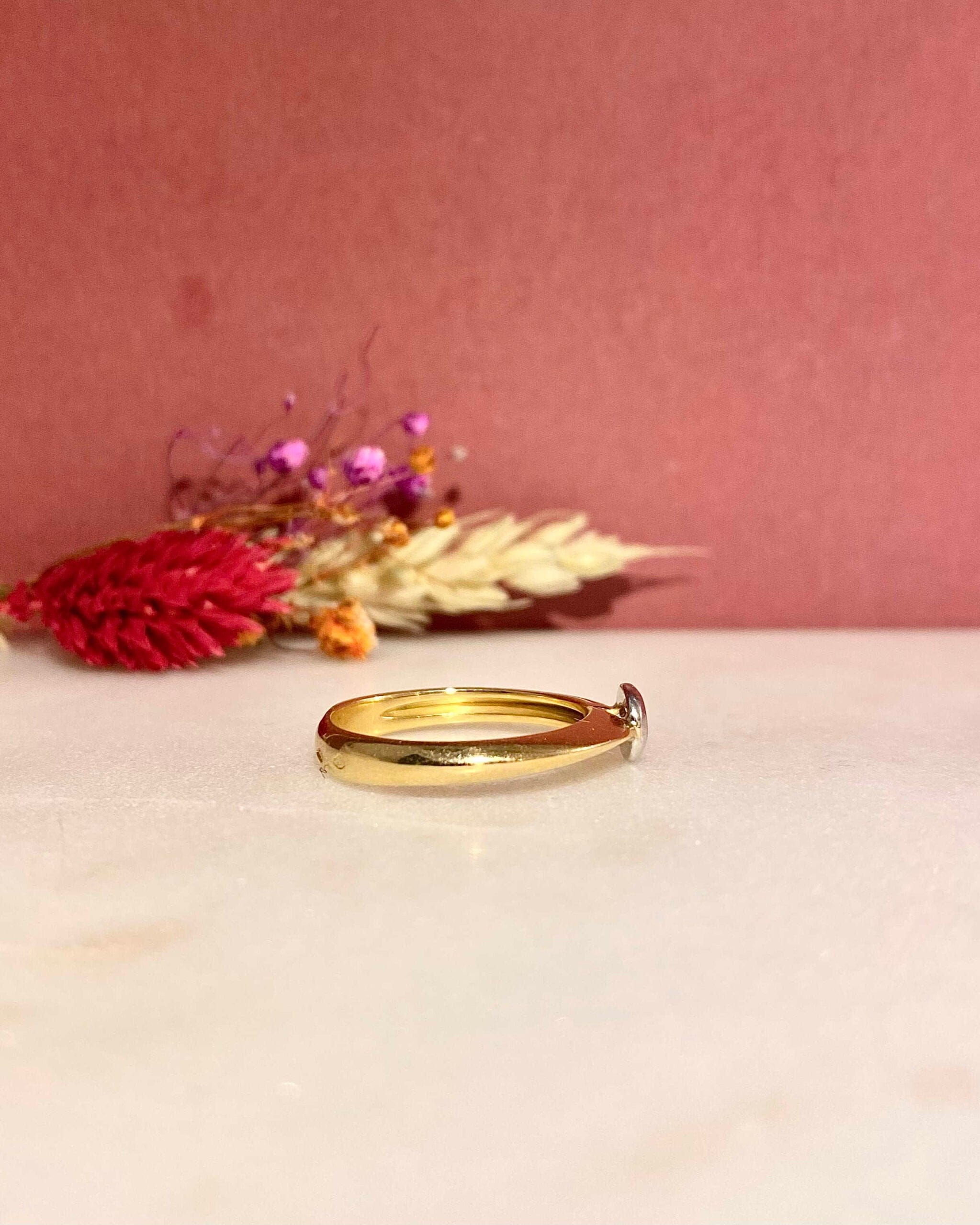 Bague Vintage Solitaire Diamant "Lola"