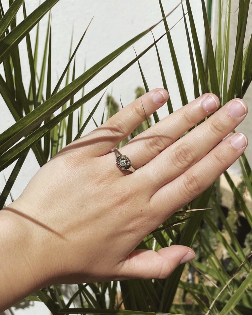 Bague diamants Art - déco "Nolwenn" - Elliade Paris