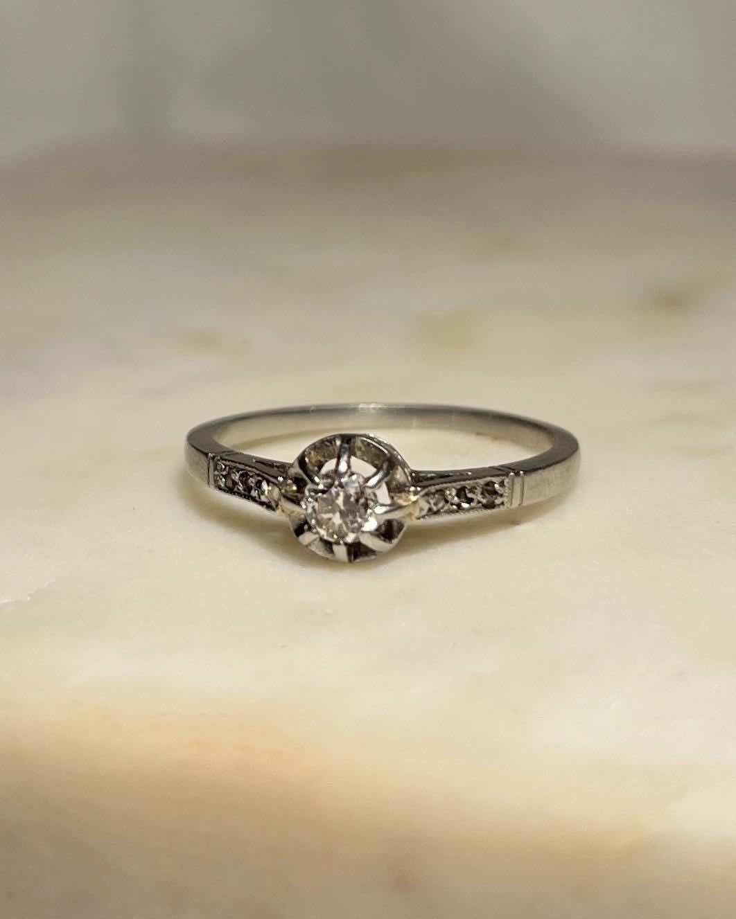 Bague Diamants Art - déco "Tess" - Elliade Paris