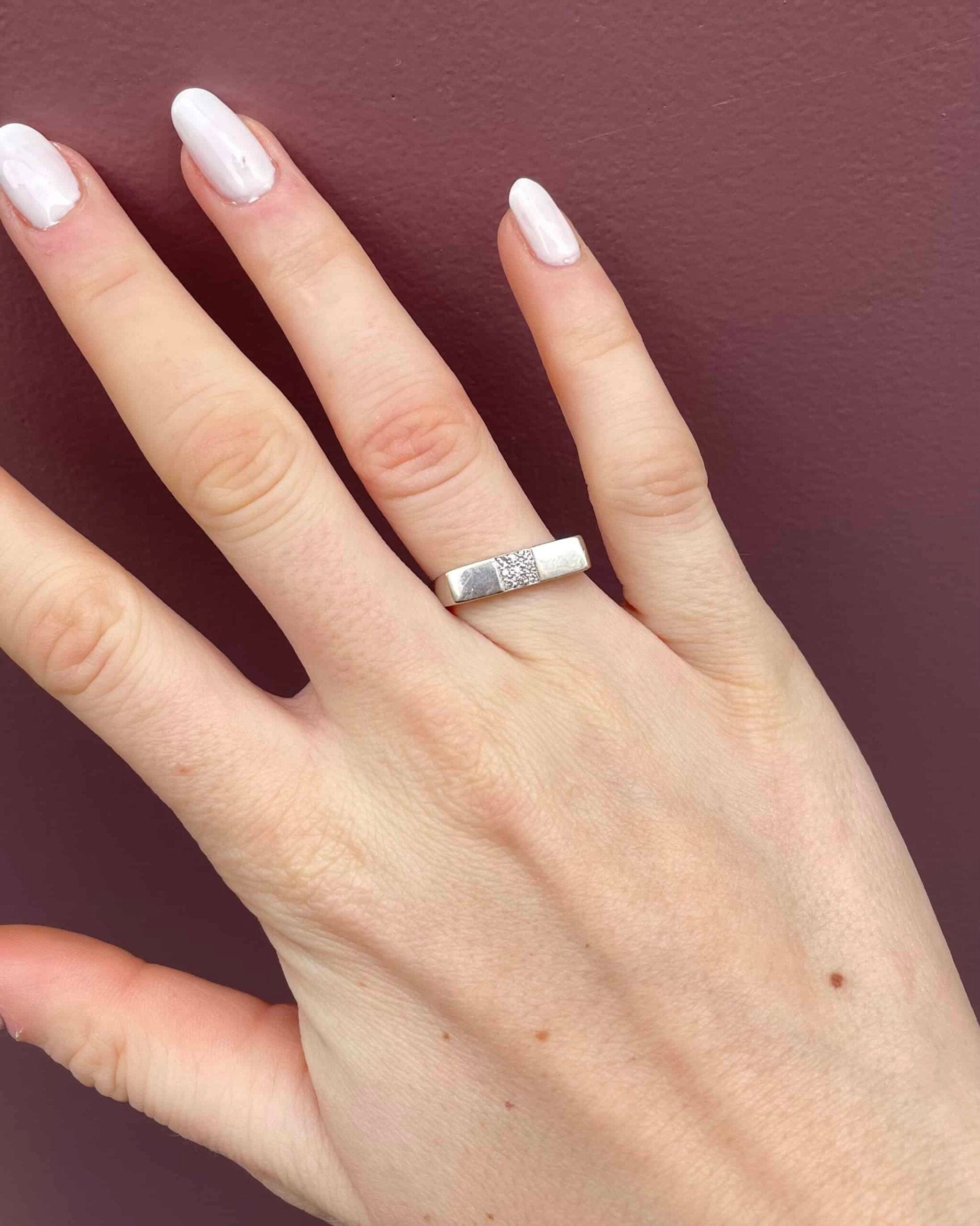 Chevalière Or 18 carats & Diamants "Genèse" - Elliade Paris