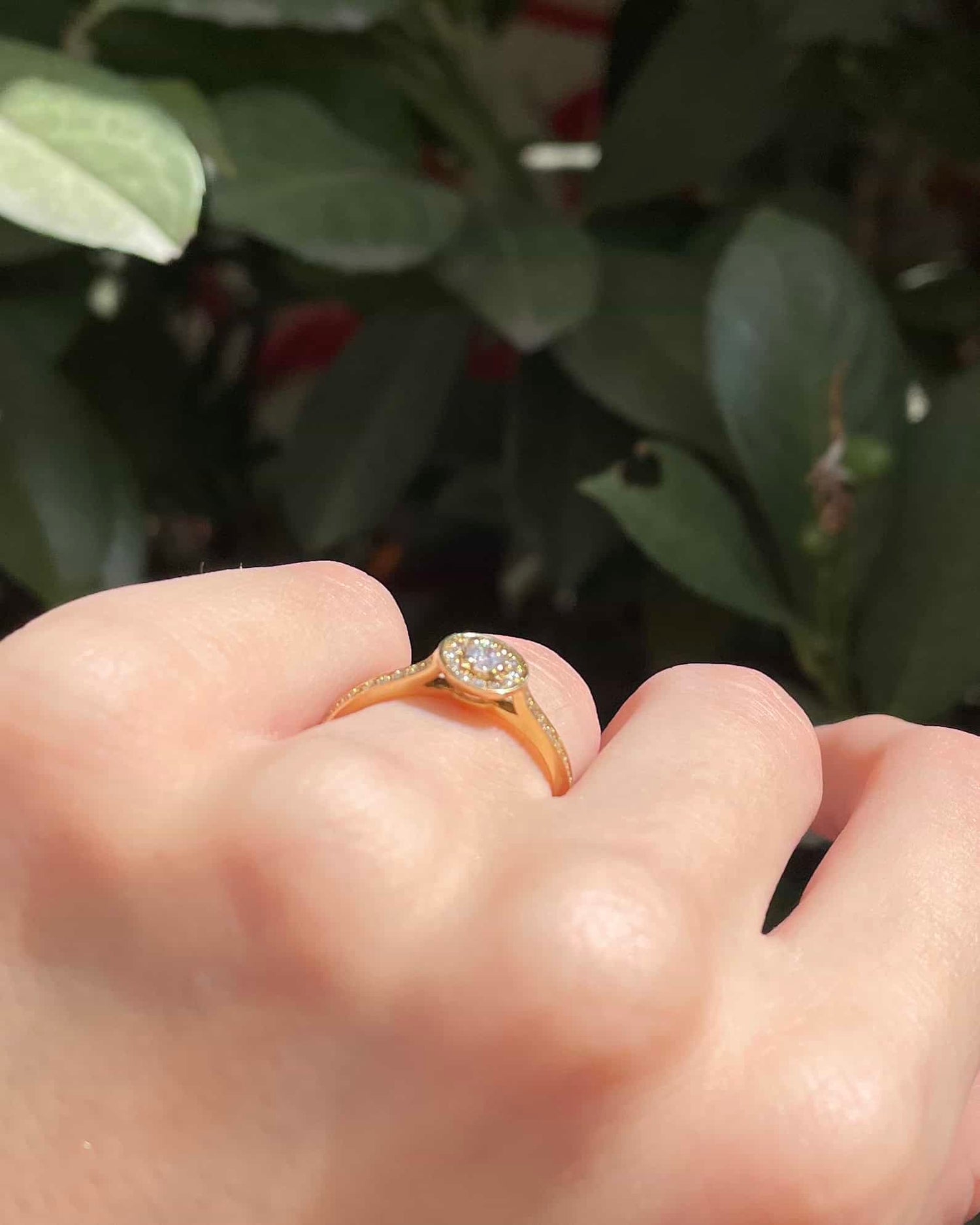 Bague Solitaire 29 Diamants "Carmelle"