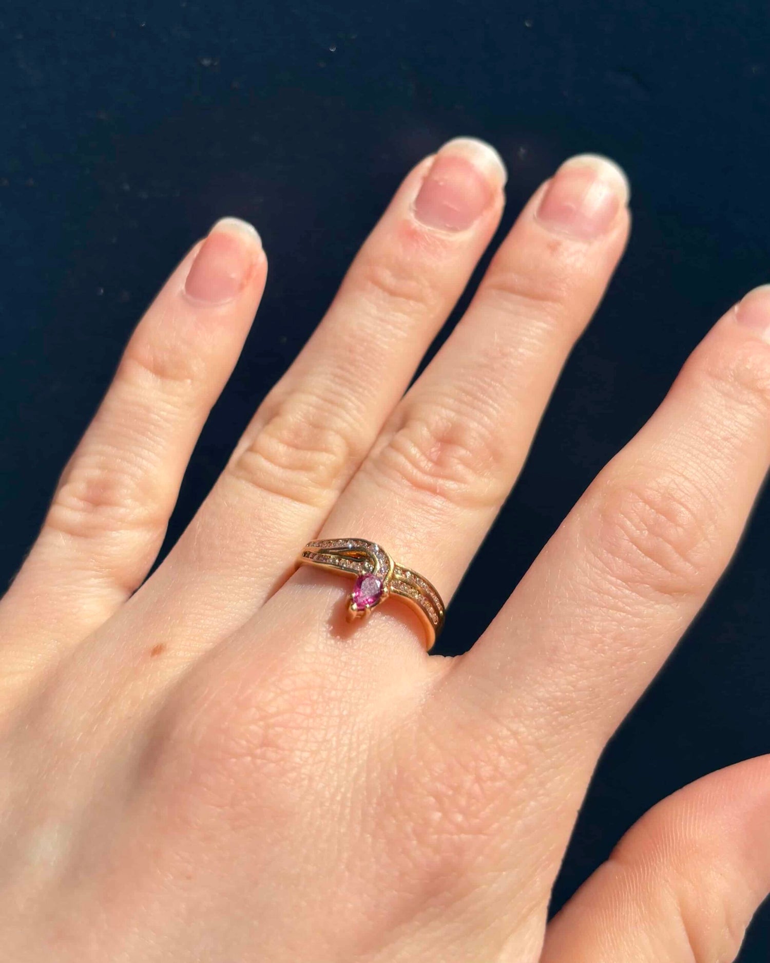 Bague Vintage Serpent Rubis et Diamants "Jihane"