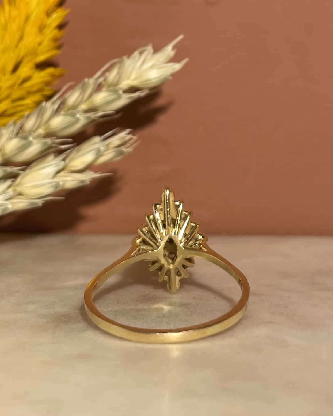 Anillo de diamantes "Joan" de 25 diamantes