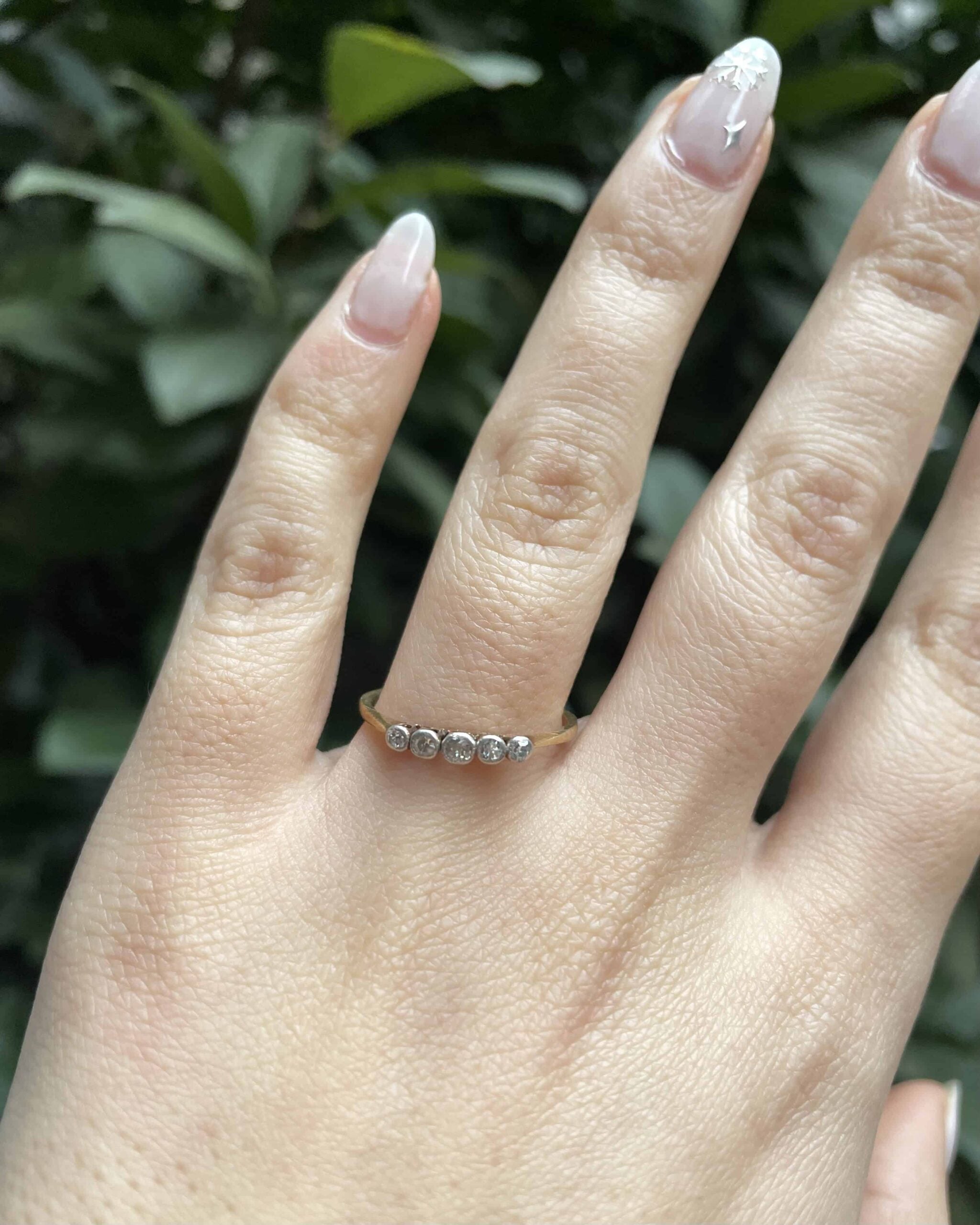 "Isee" 0.24 carat Diamond River Ring