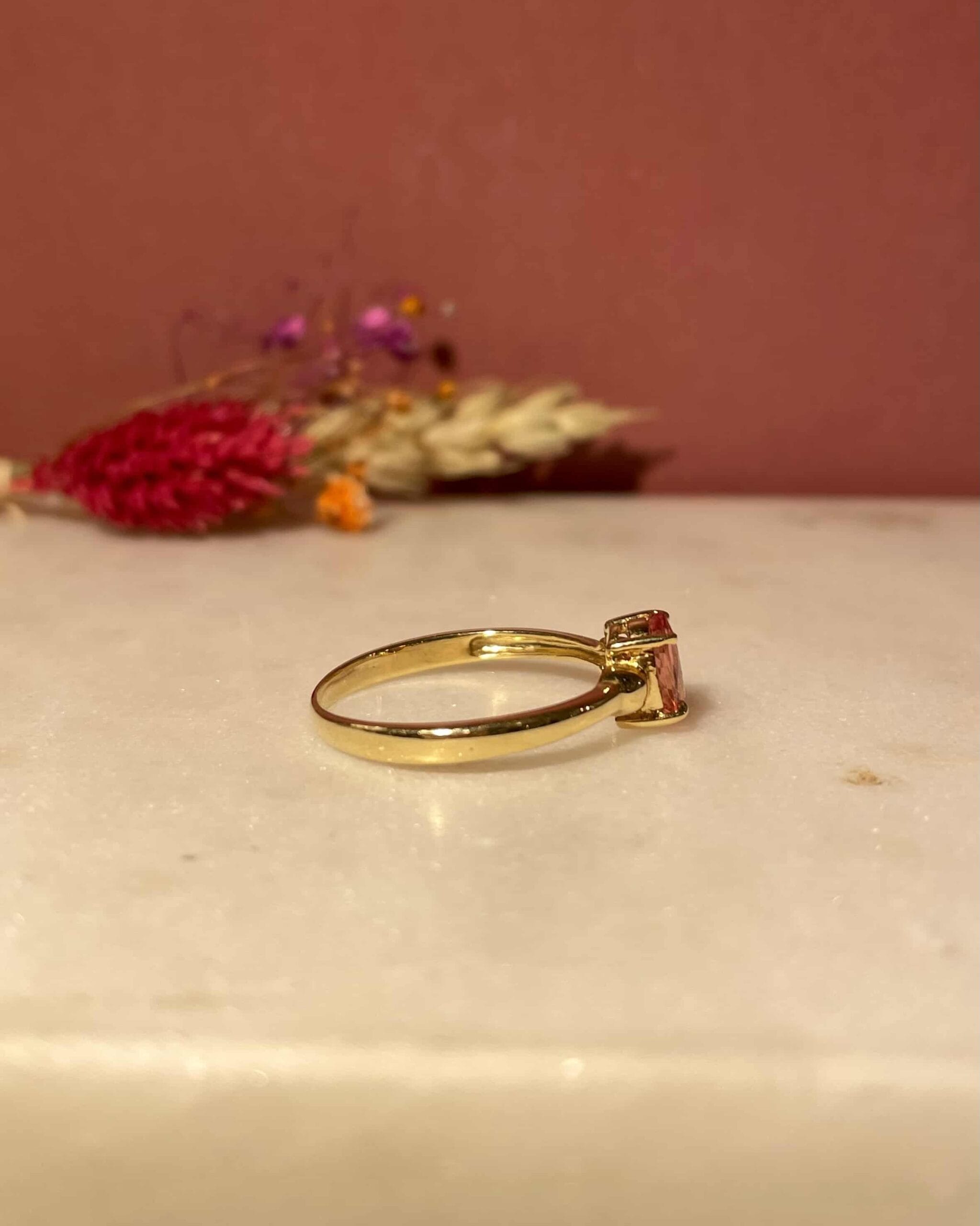 Bague Solitaire Tourmaline 0.80 Carat "Sorina"