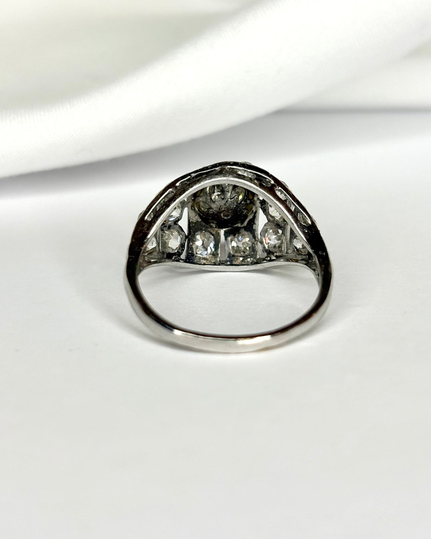 Bague Dôme Diamants 1.38 carat "Lucia" - Elliade Paris