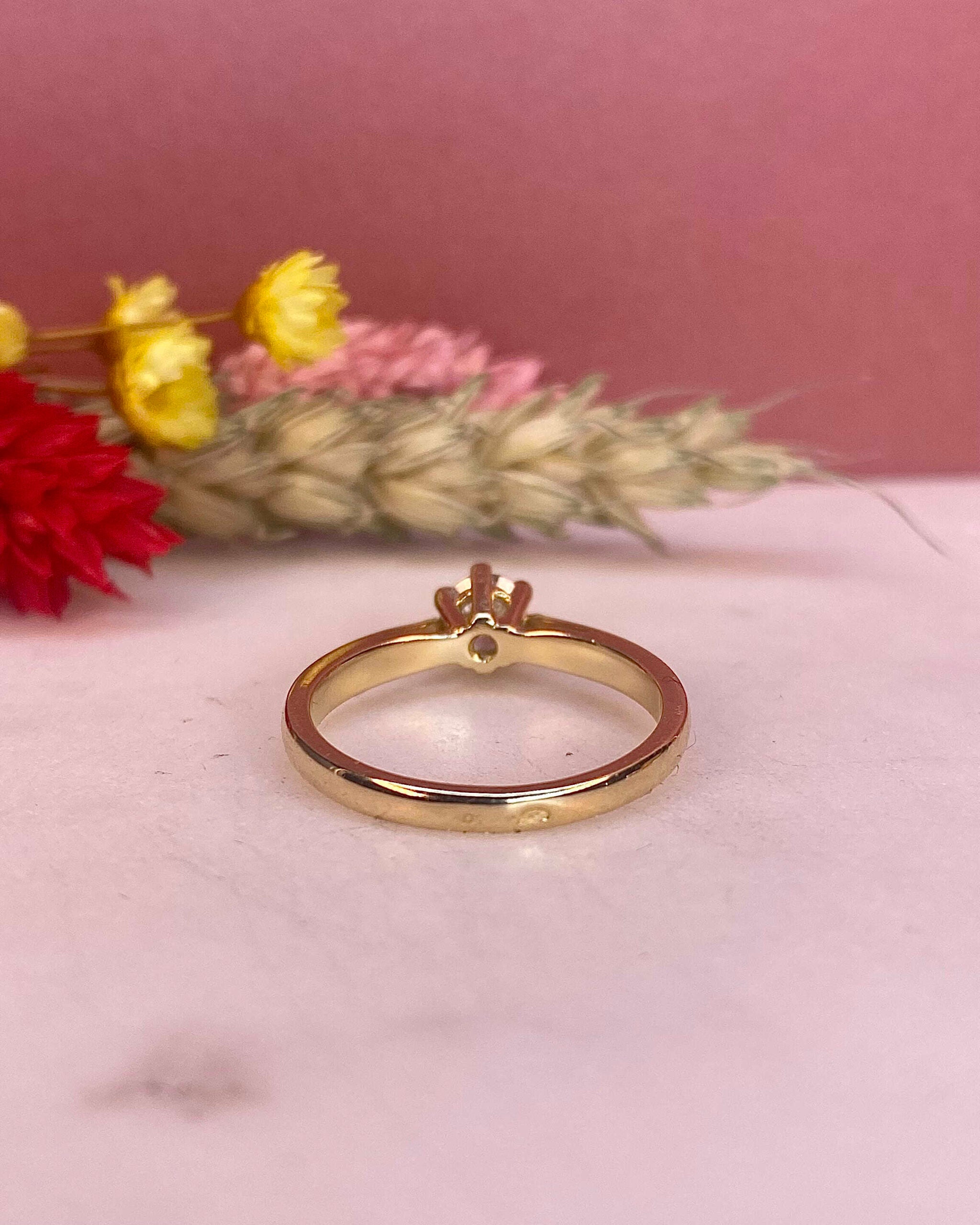 Bague Solitaire Diamant 0.45 carat "Leyna" - Elliade Paris