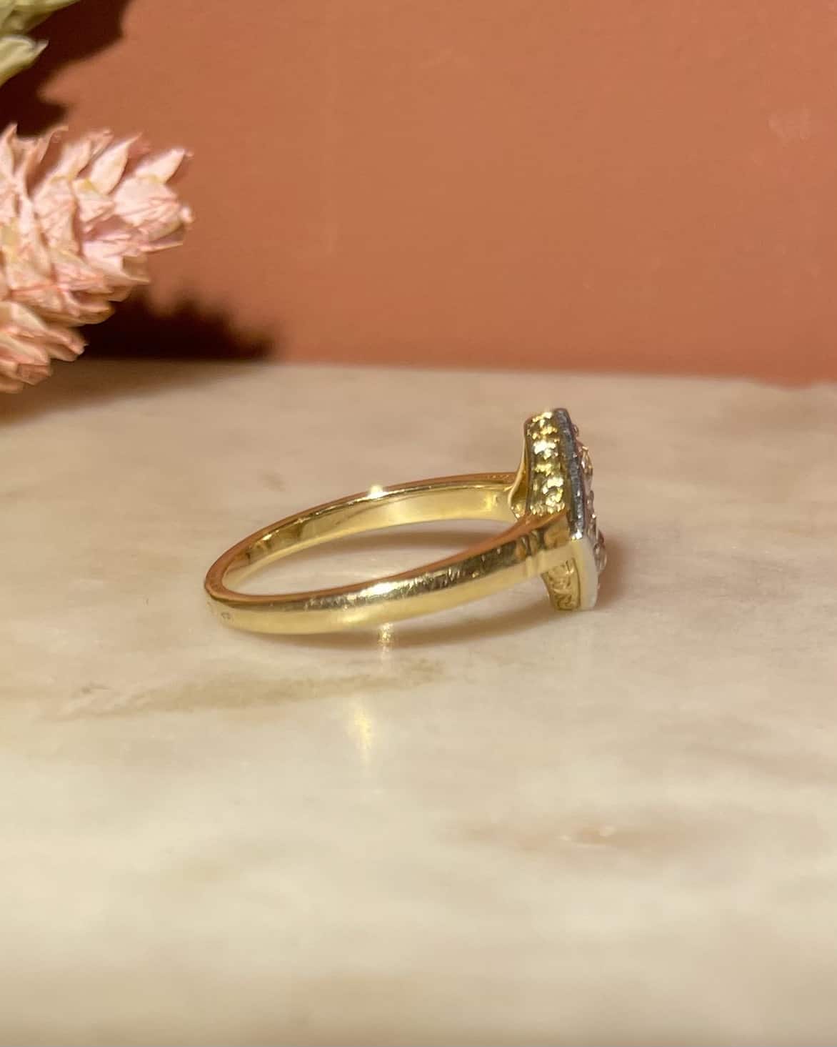 Bague Art-déco Diamants "Navida"
